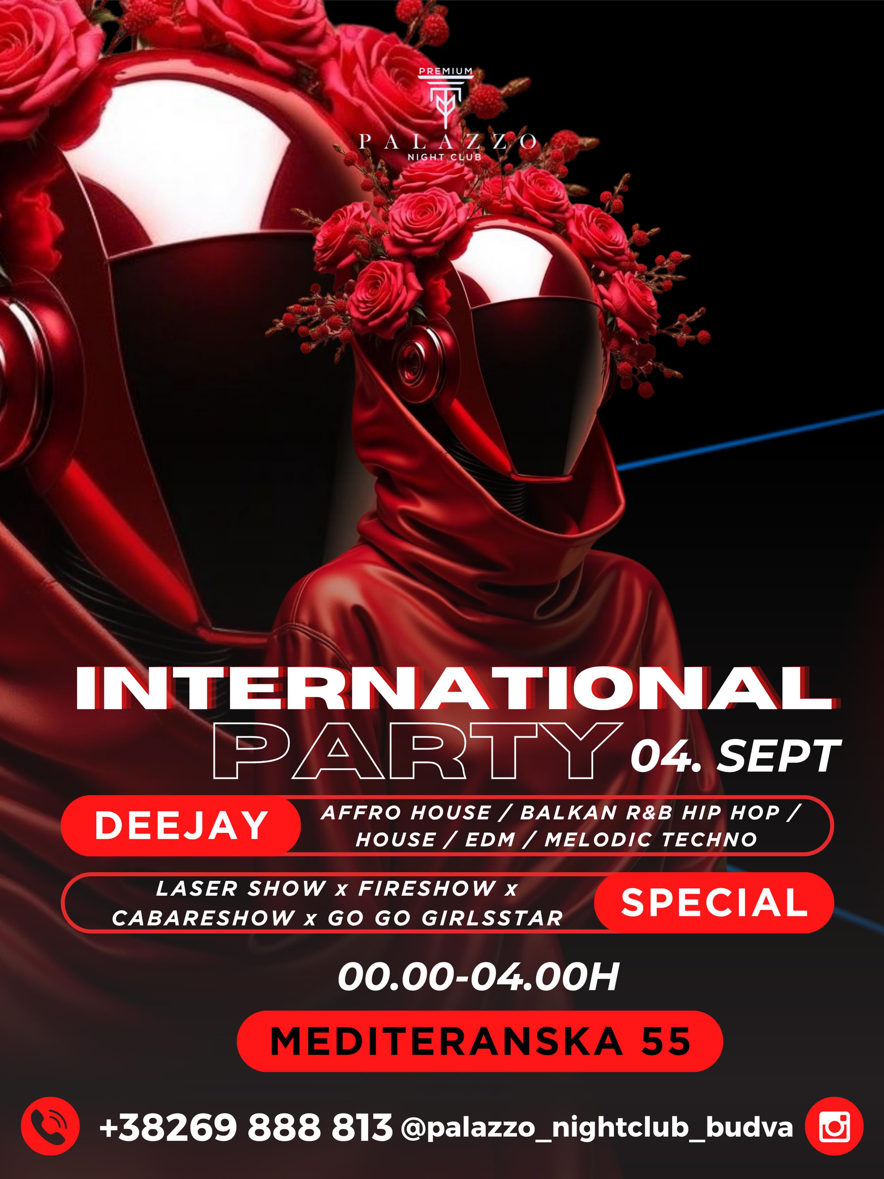 International Party, Palazzo Night Club