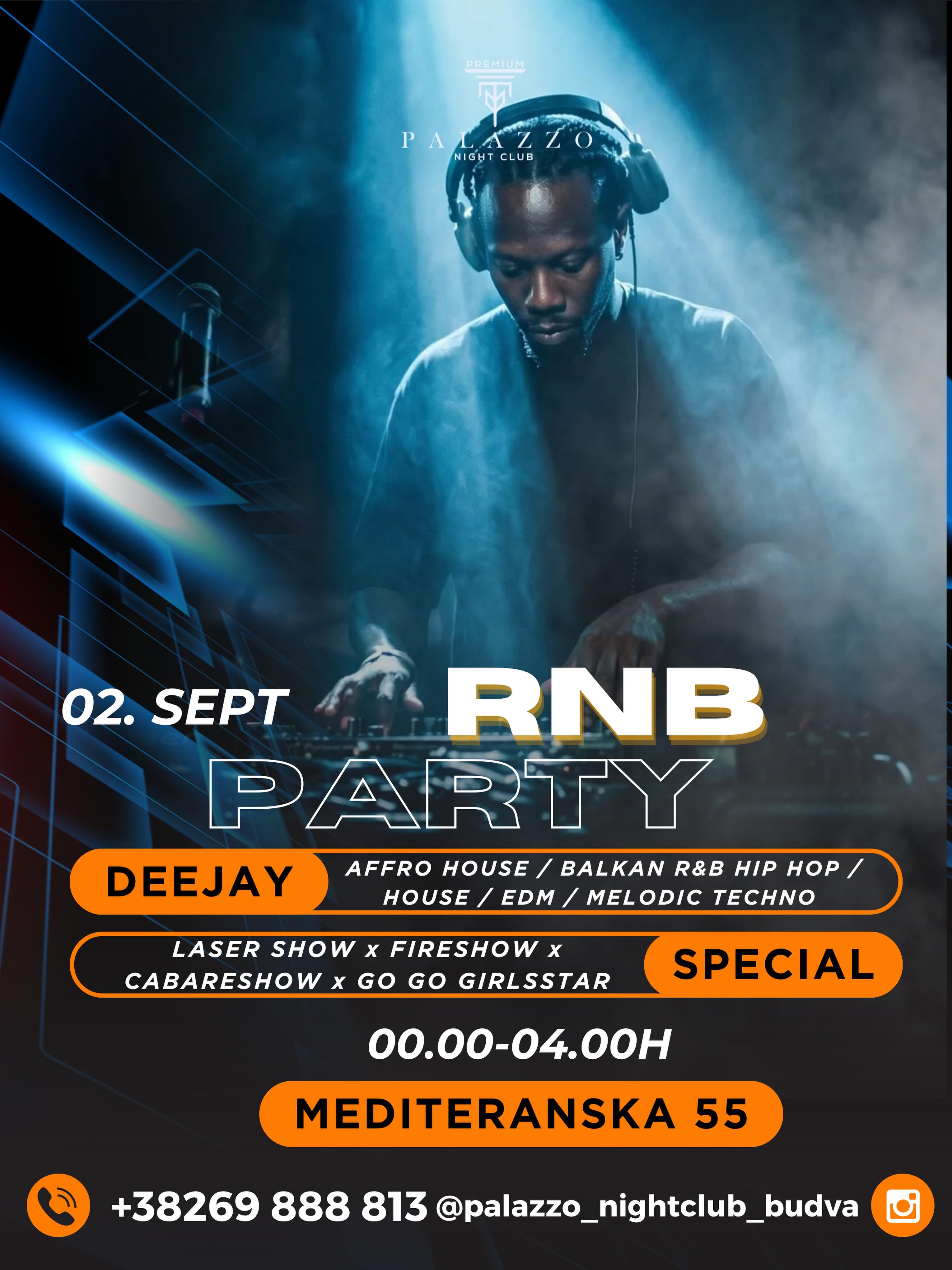 RNB Party, Palazzo Night Club