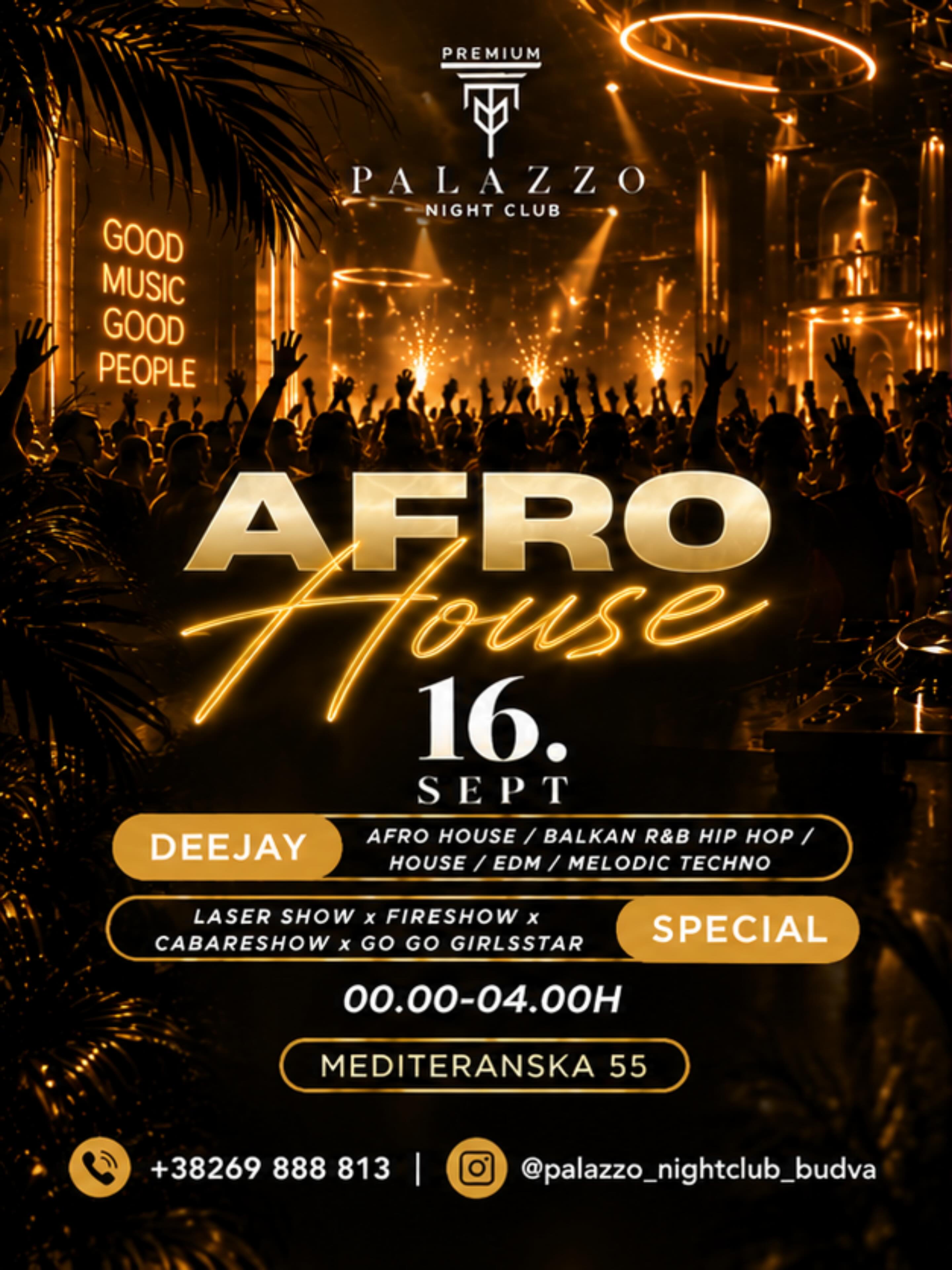 Palazzo Night Club Party, Palazzo Night Club