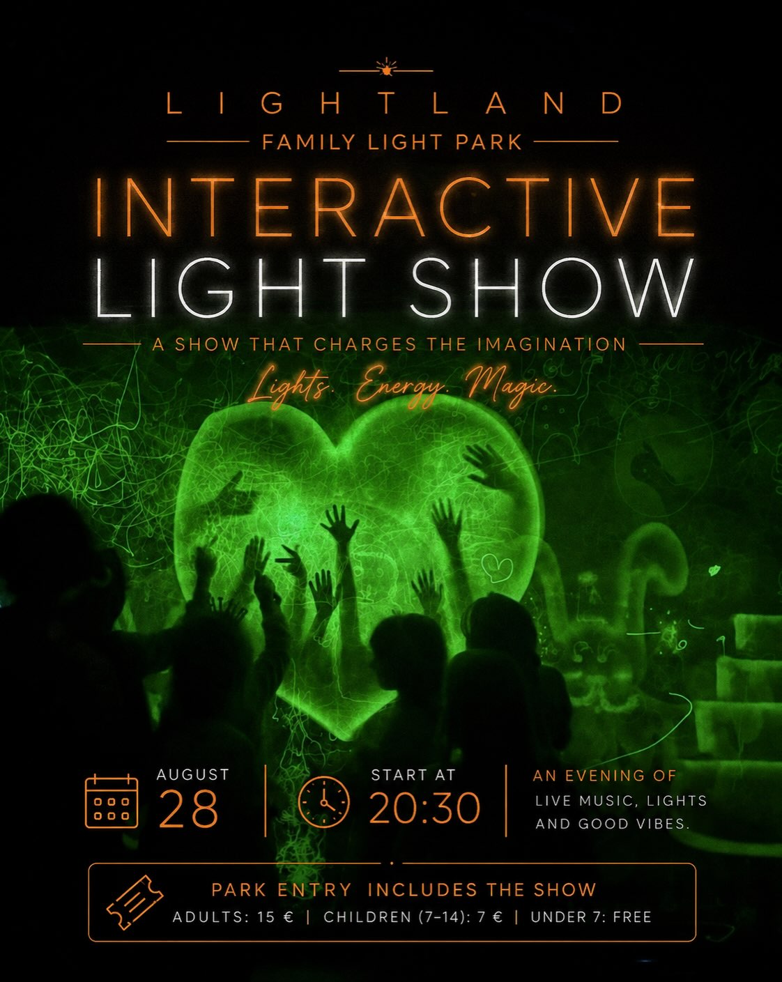 Lightland Family Light Park - Interactive Light Show, Парк LightLand