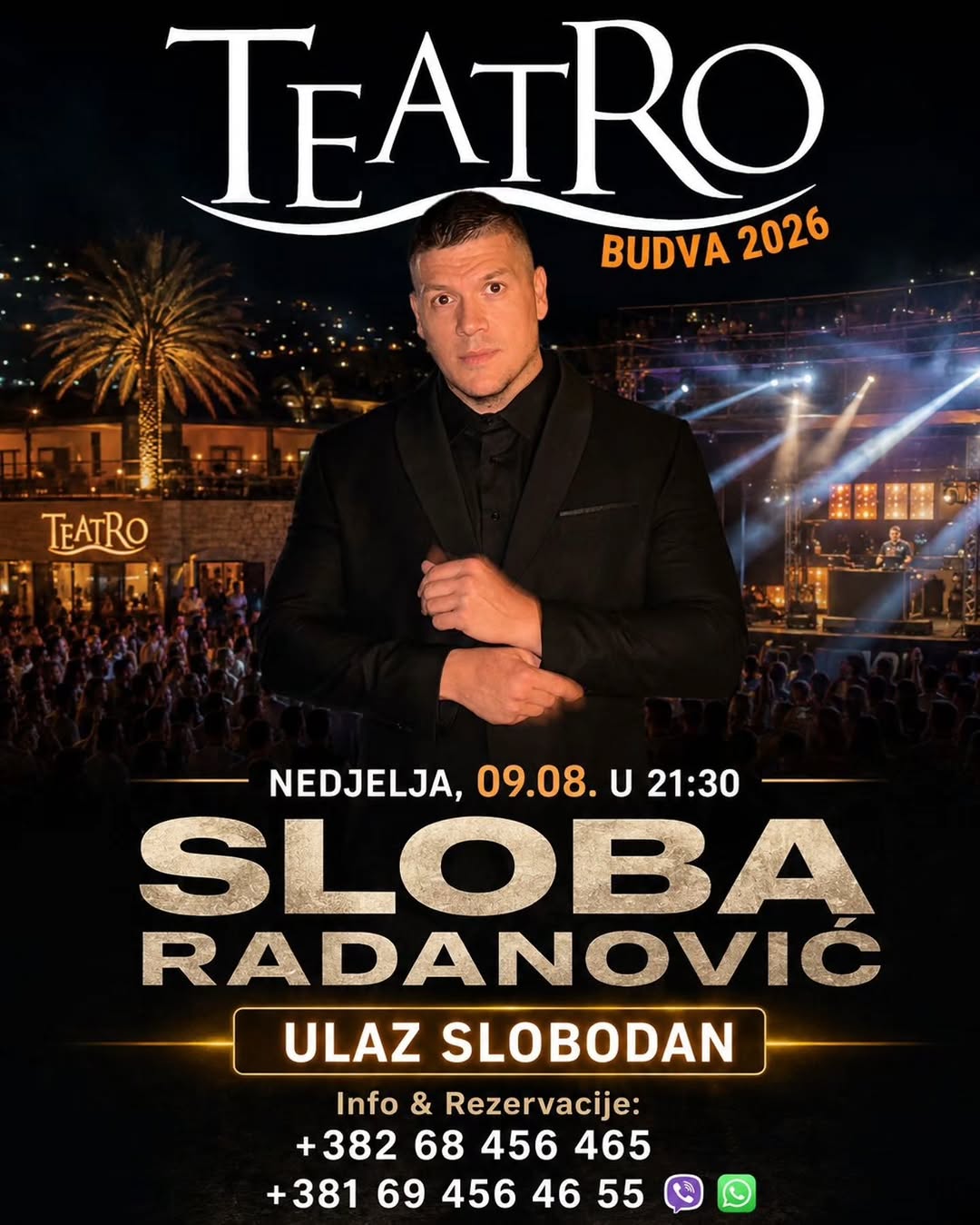 Sloba Radanović, Teatro Budva