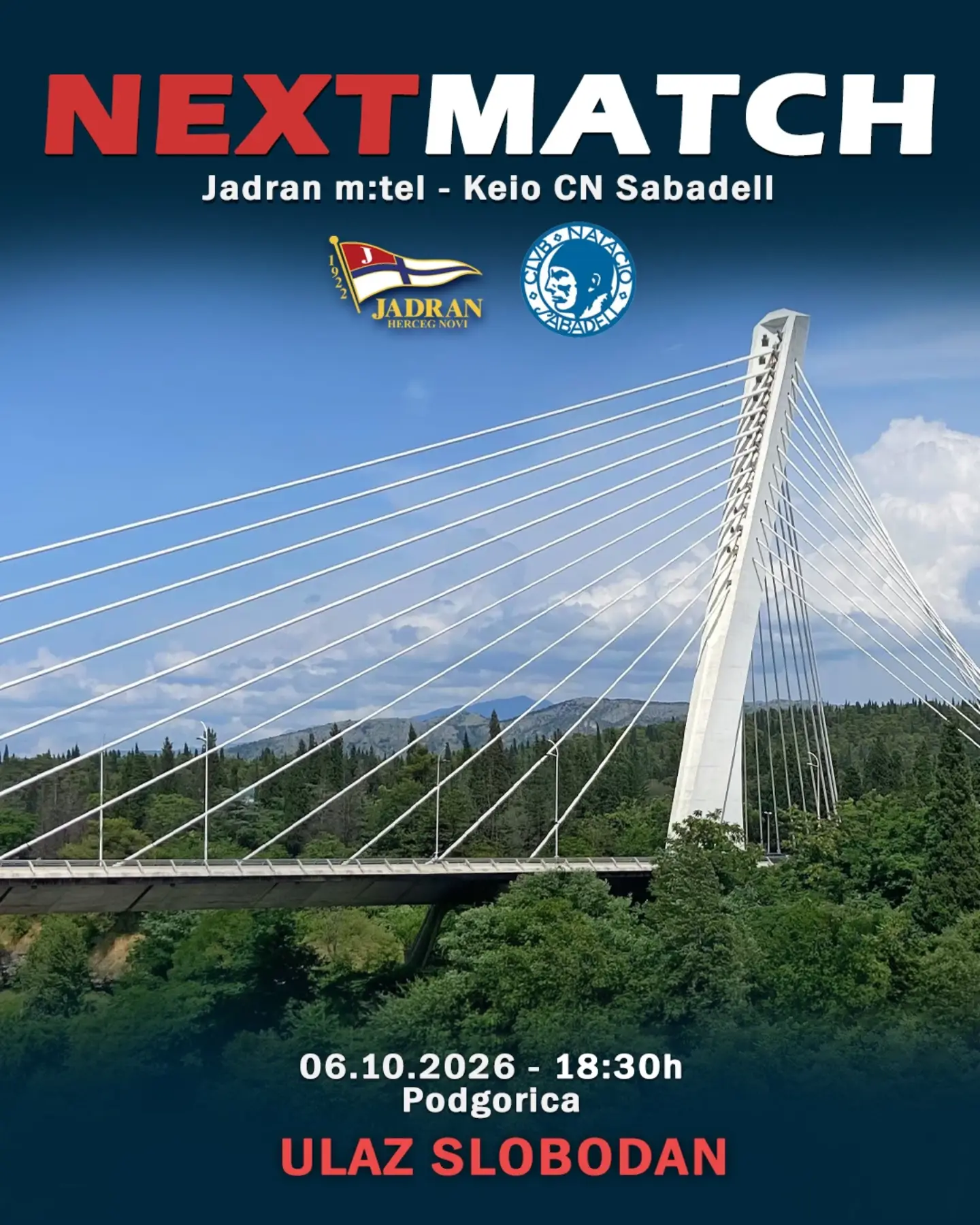 Jadran m:tel -- CN Sabadell