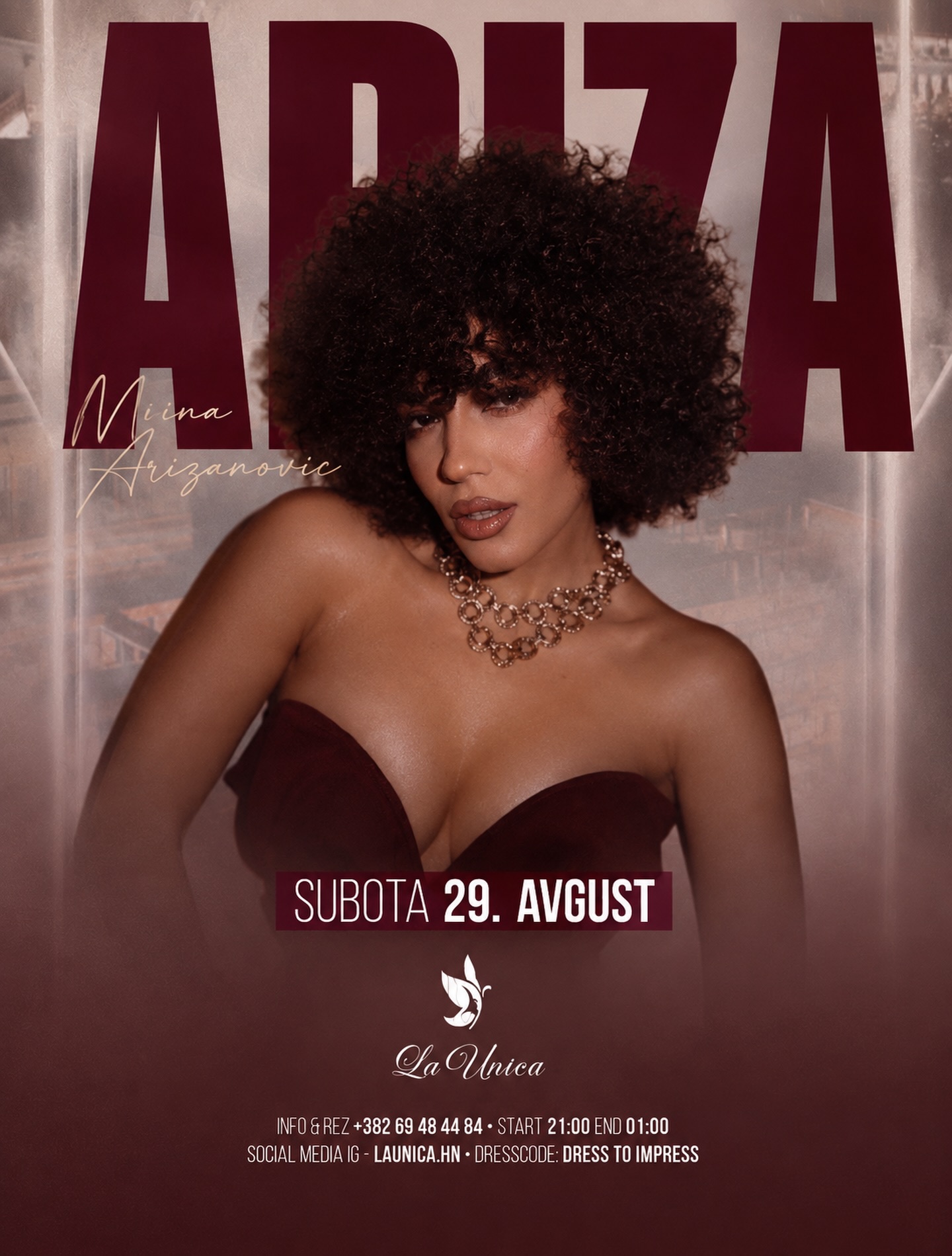 ARIZA - Mina Arizanović, La Unica