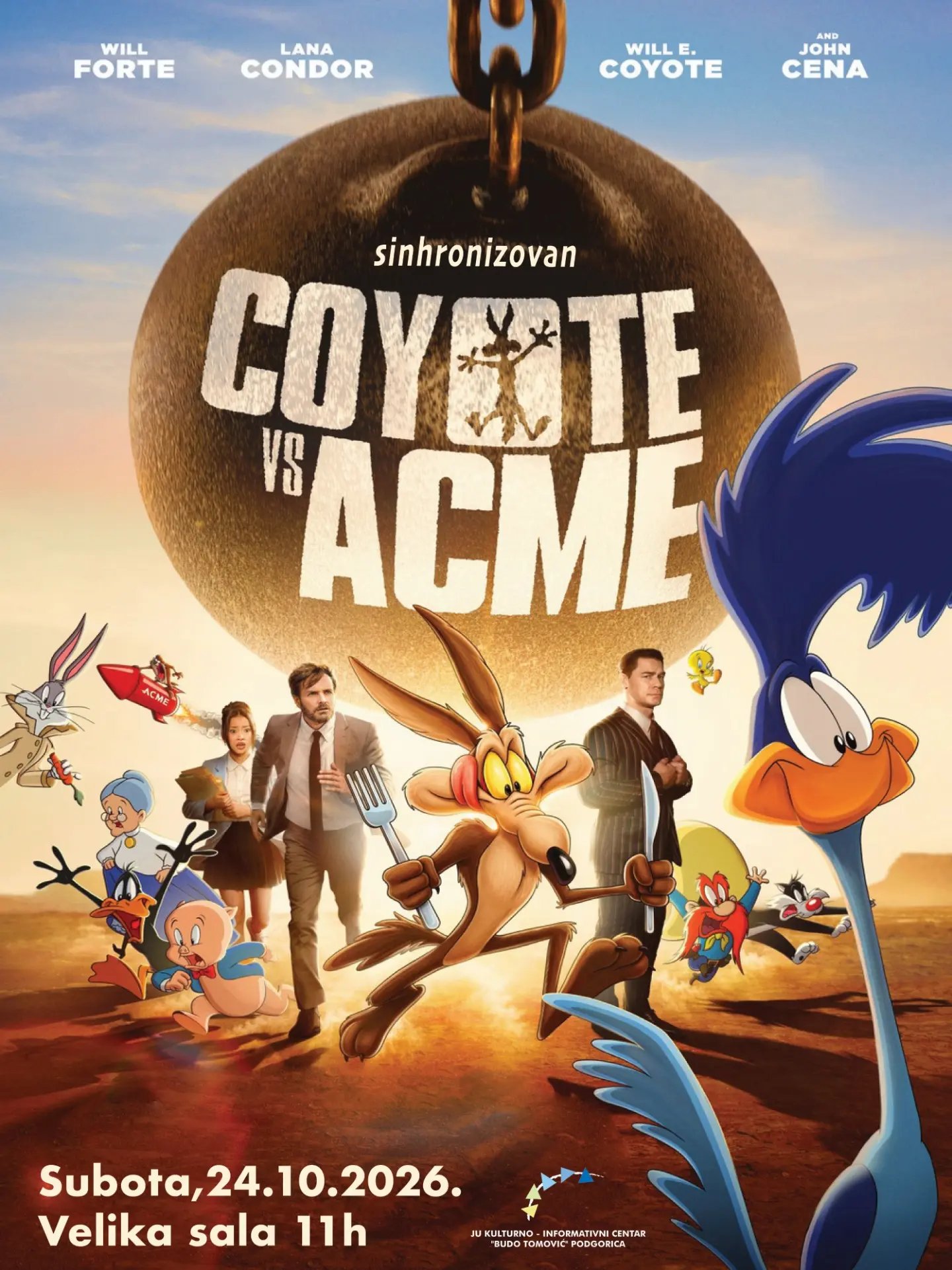 Pera Kojot protiv sistema / Coyote vs. Acme, KIC 'Budo Tomović'