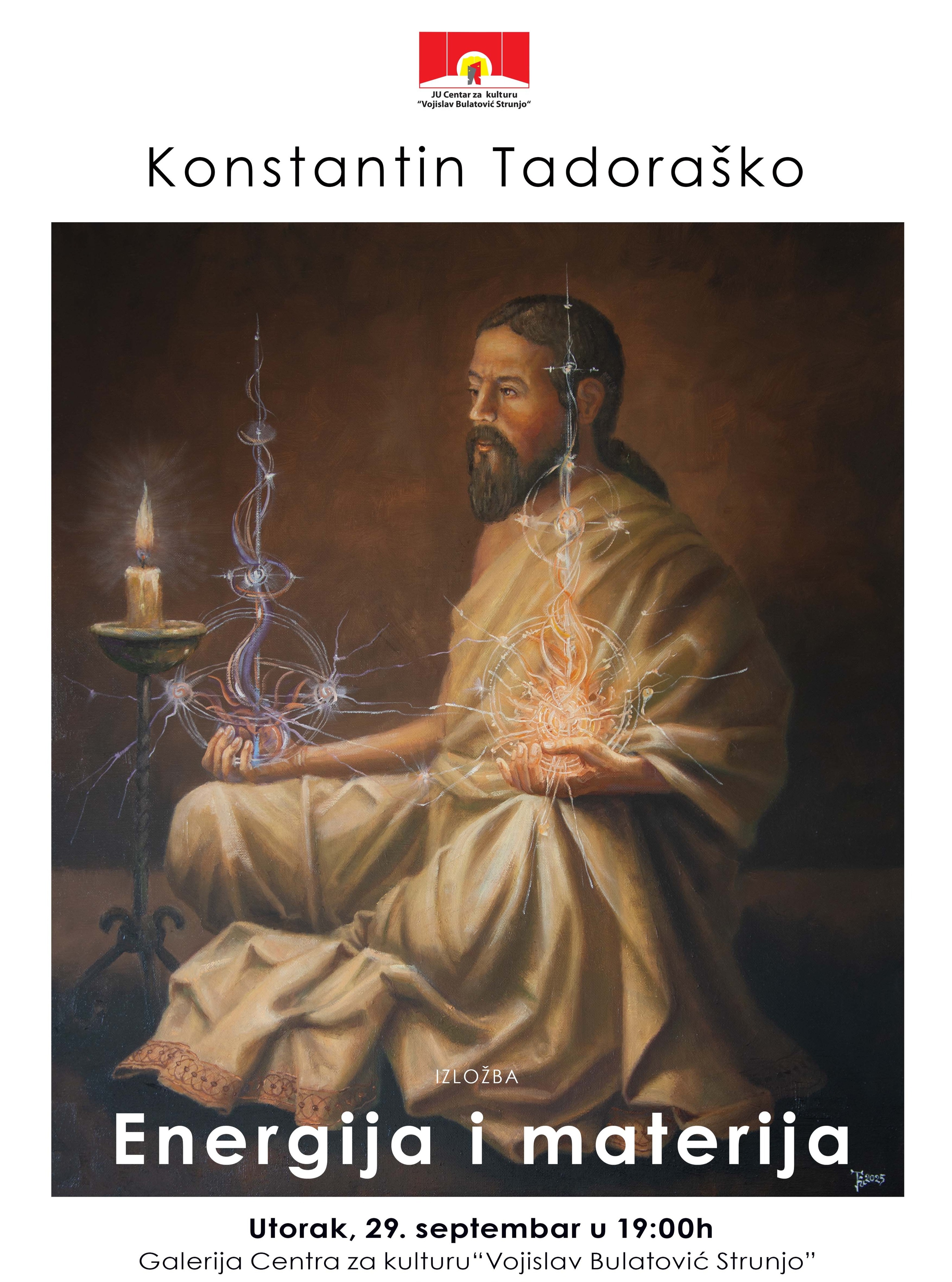 Izložba slika "Energija i materija", Galerija Centra za kulturu "Vojislav Bulatović Strunjo"