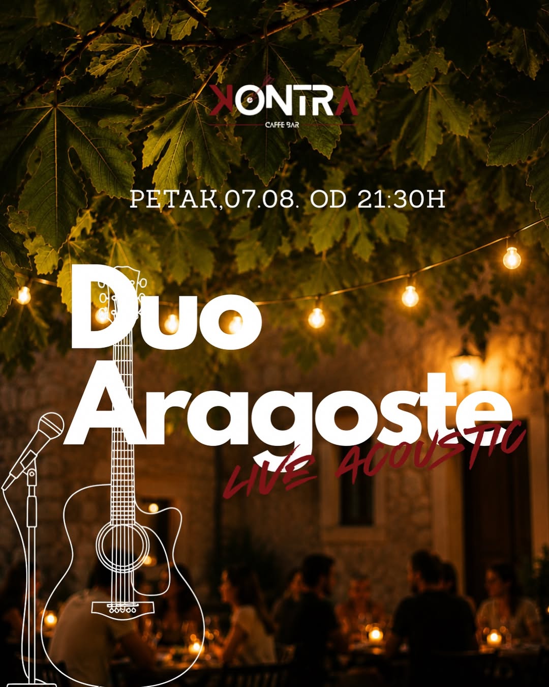 Aragoste duo, Kontra Caffe Bar