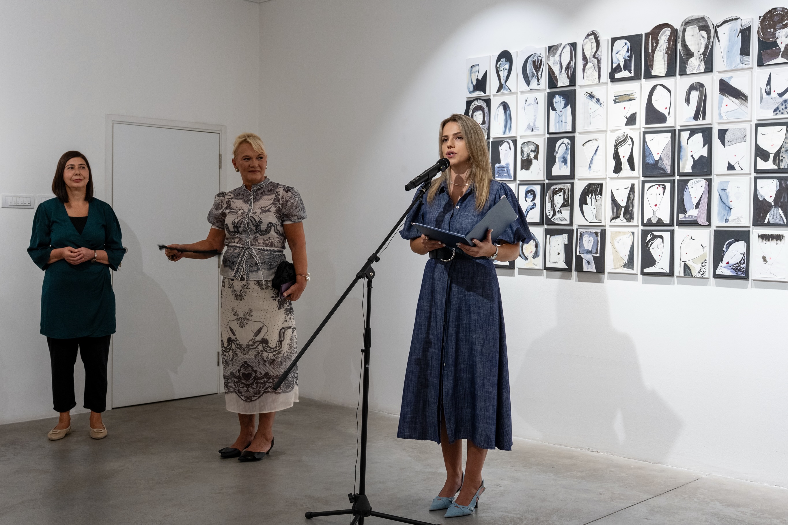 Izložba „Linija lica" Ljiljane Kolundžić, Moderna galerija