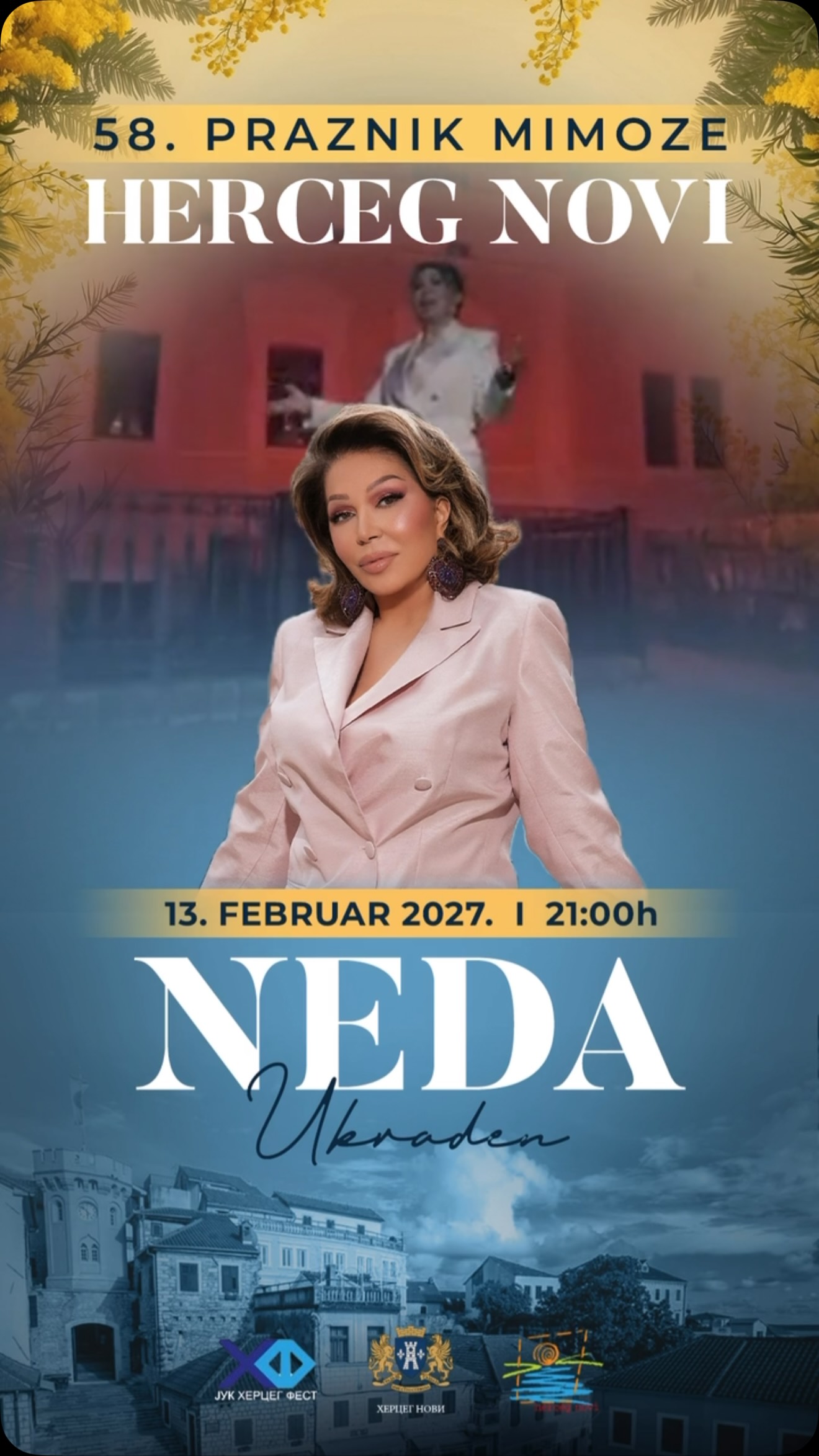 Neda Ukraden na 58. Prazniku mimoze