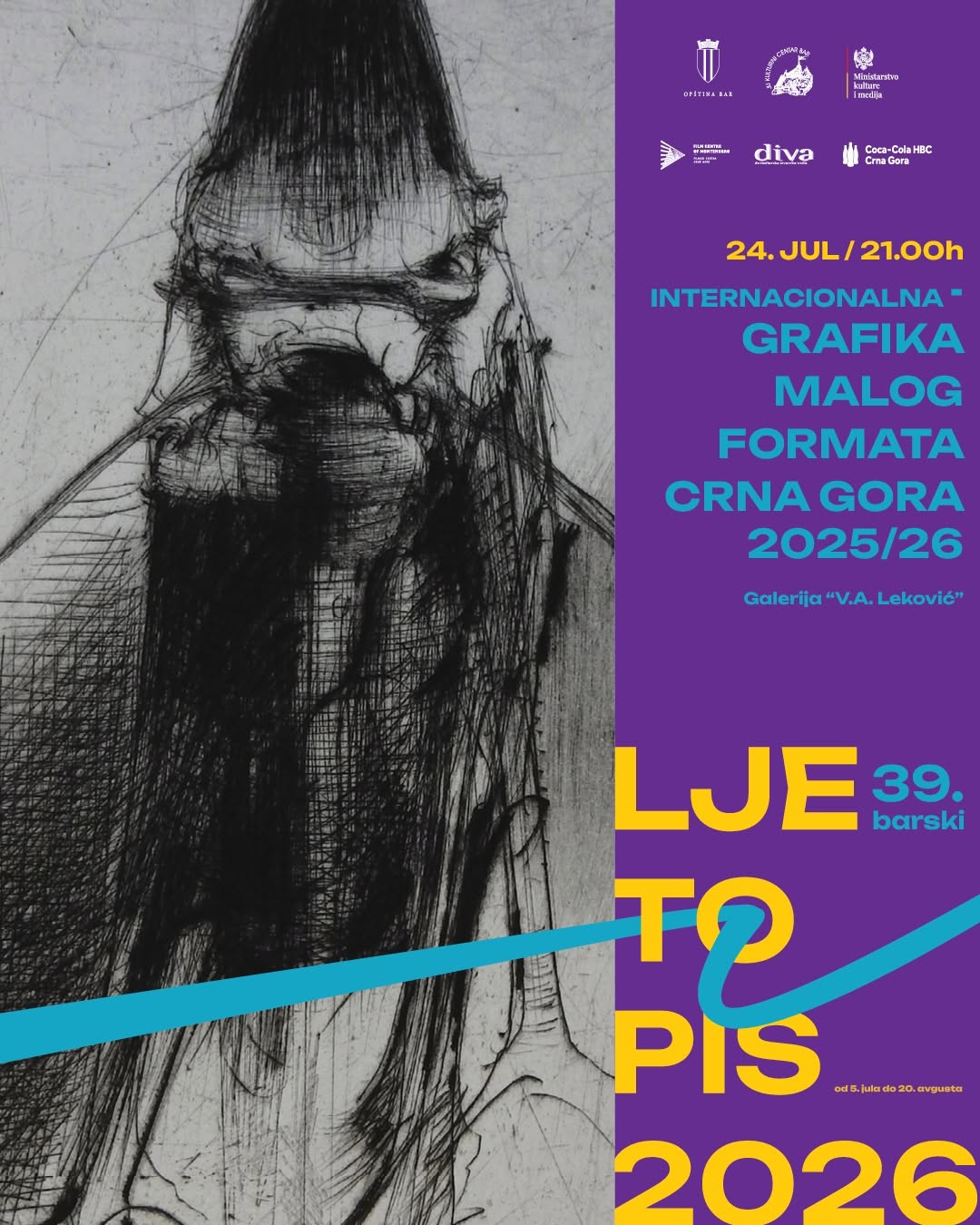 IZLOŽBA „INTERNACIONALNA - MALA GRAFIKA - CRNA GORA - 2025"