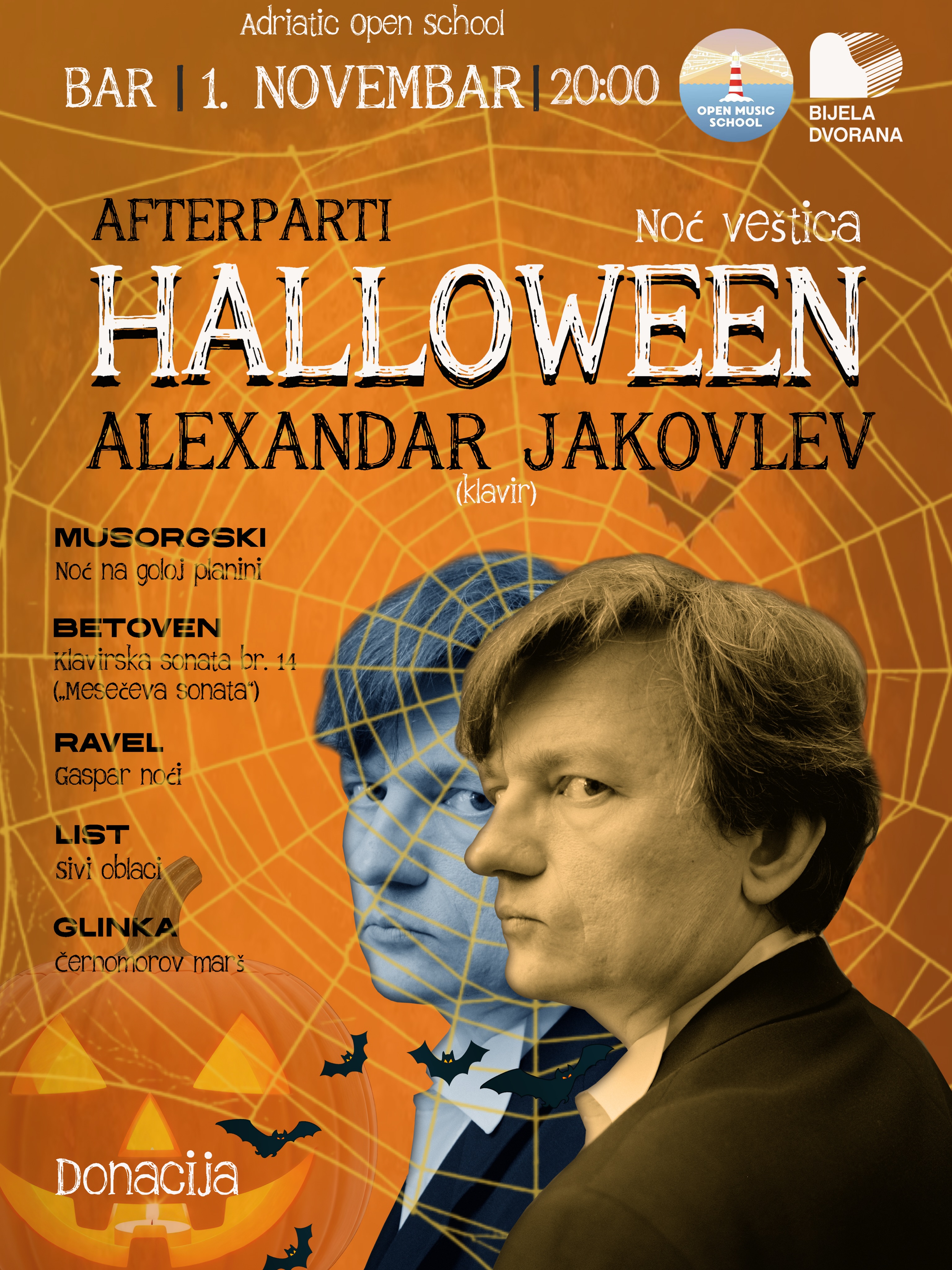 Halloween After Party: Александр Яковлев (фортепиано), Bijela Dvorana