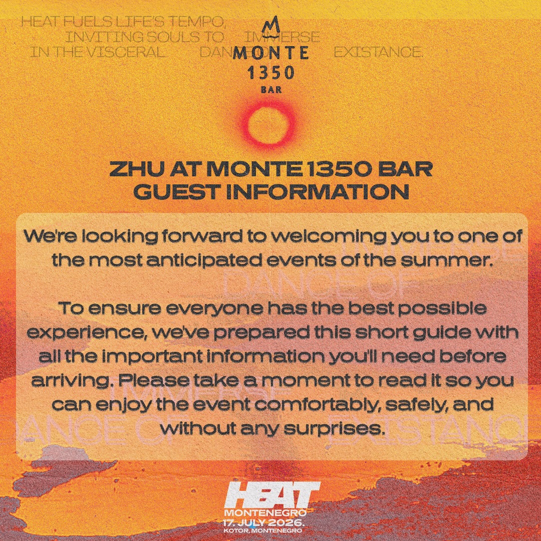 ZHU @ Monte 1350 Bar