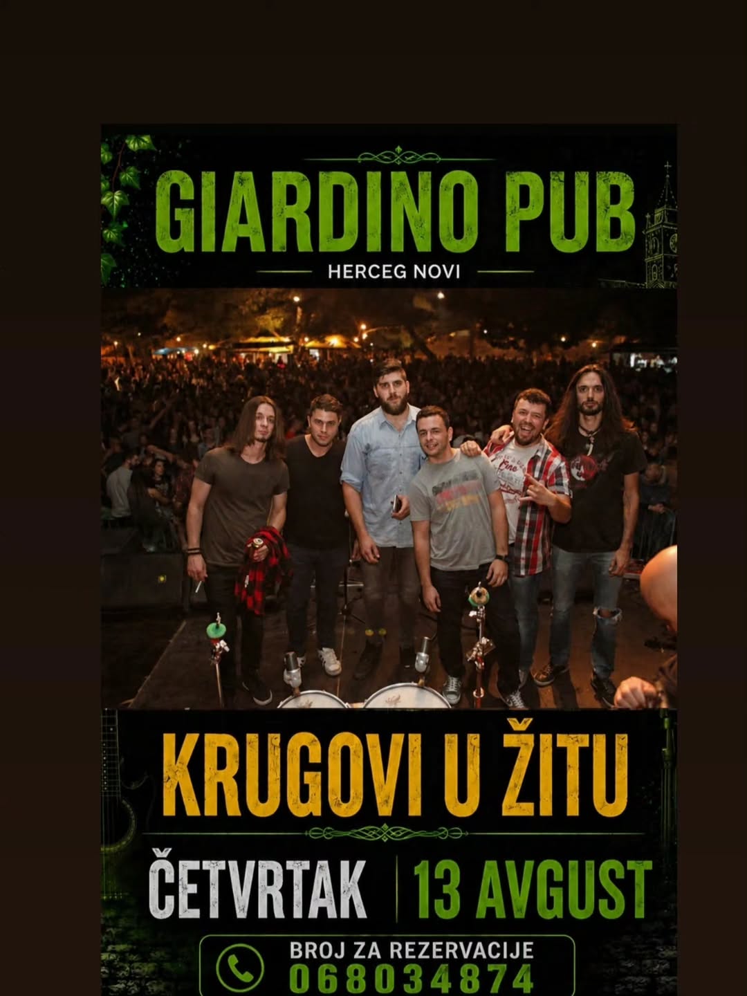Krugovi u žitu, Giardino Pub