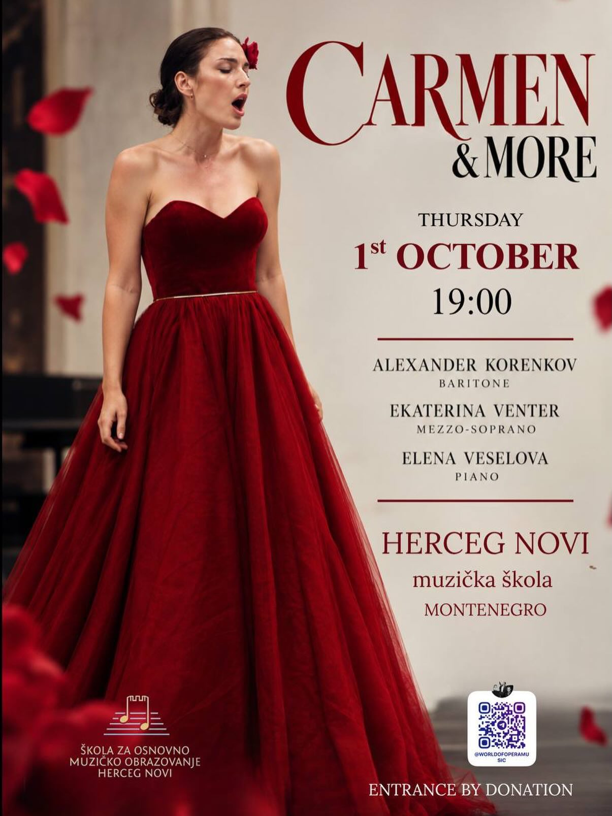 Carmen & More, Muzička škola Herceg Novi
