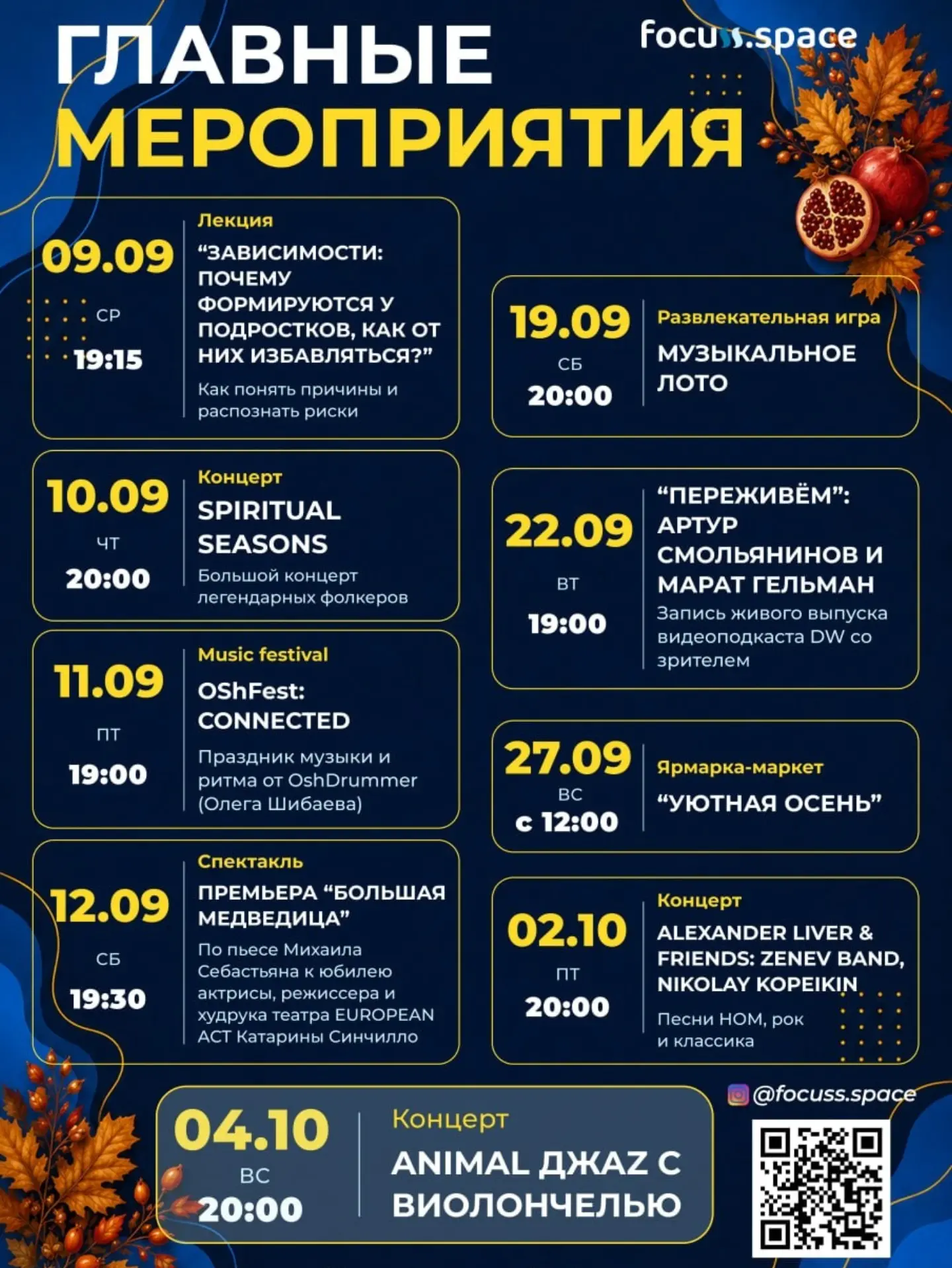 Премьера спектакля «Большая Медведица», Focuss.space