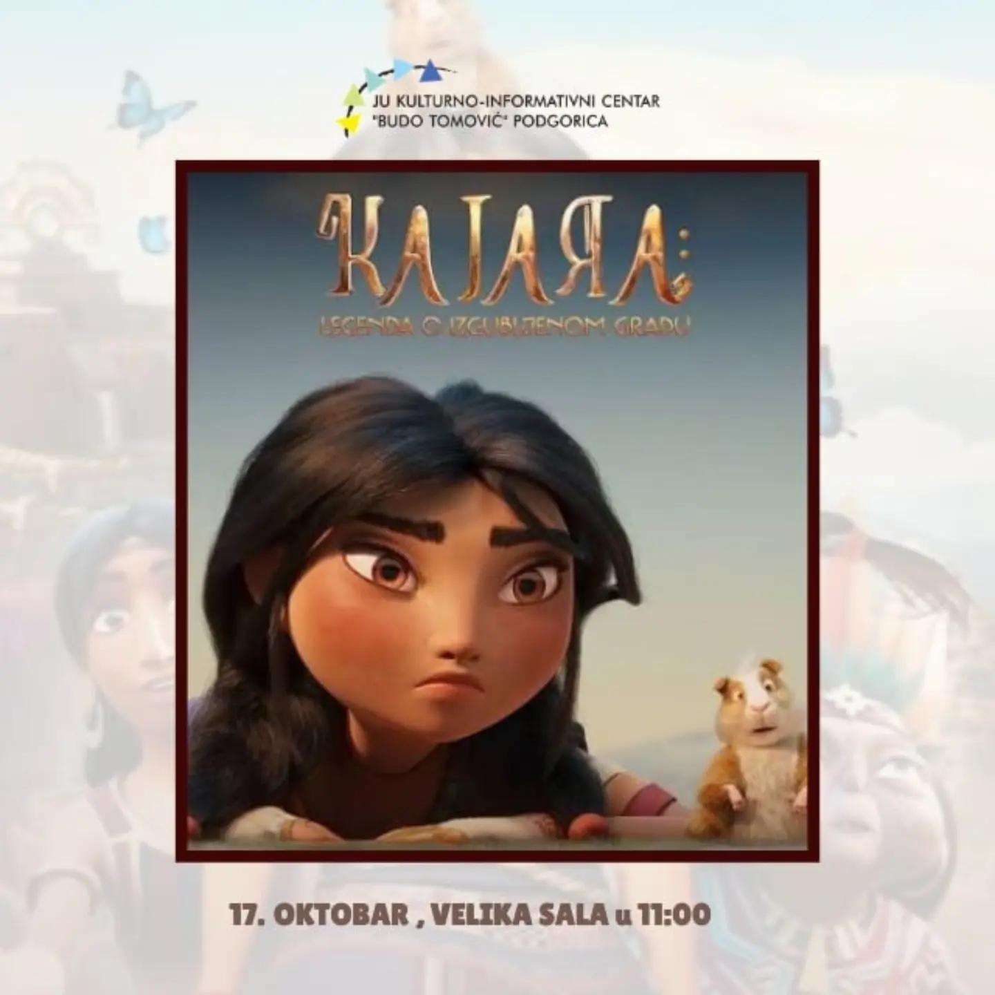 Sinhronizovani animirani film „Kayara", KIC 'Budo Tomović'