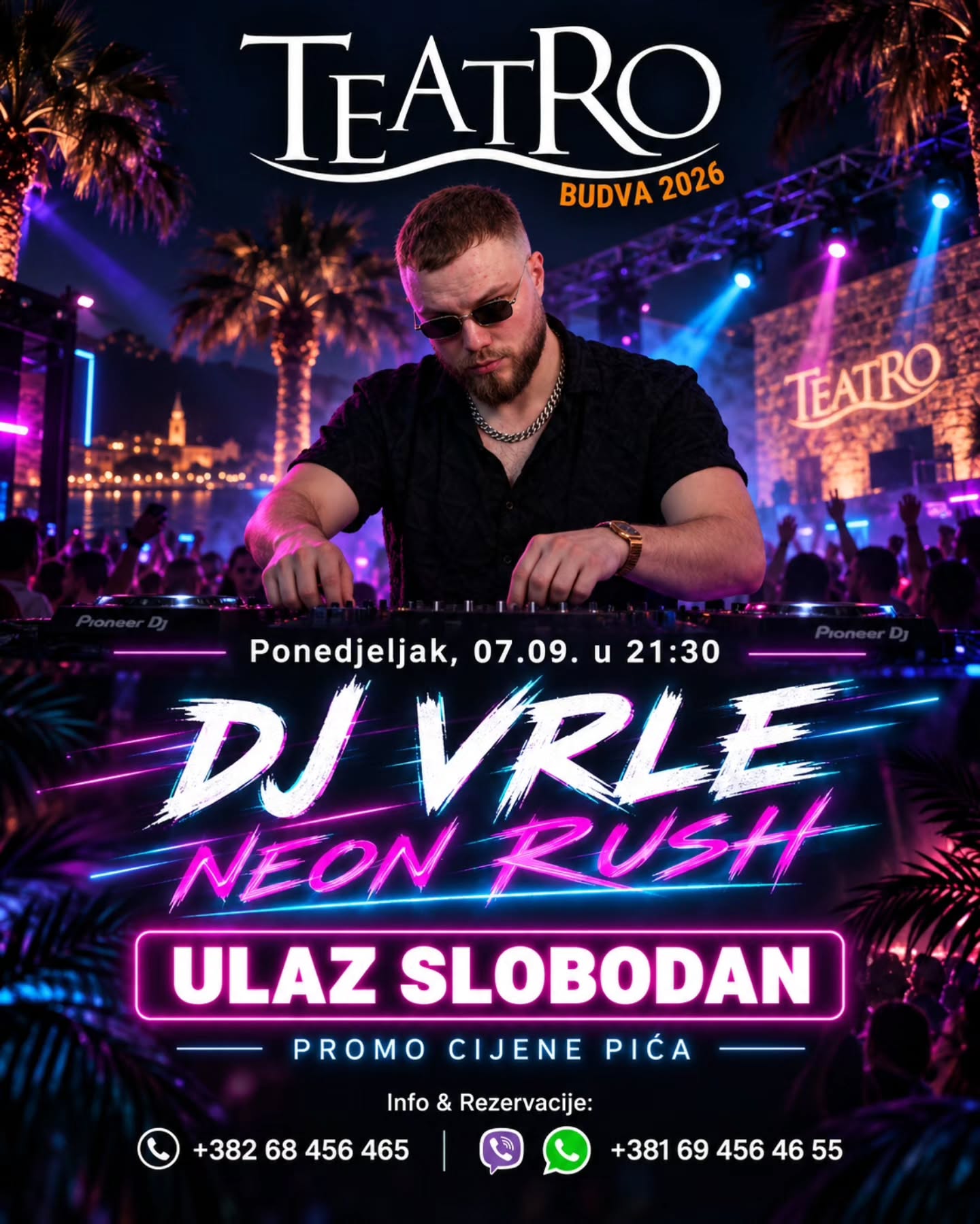 Pioneer DJ, Teatro Budva