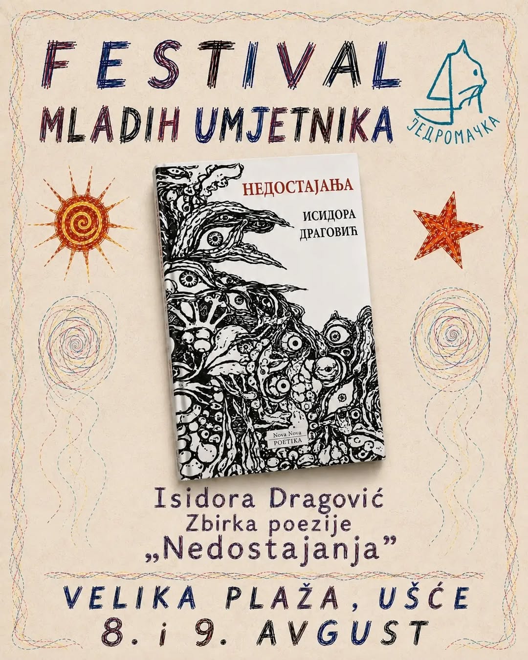 Čitanje poezije sa Isidorom Dragović u Domu kulture Ušće, Dom kulture Ušće