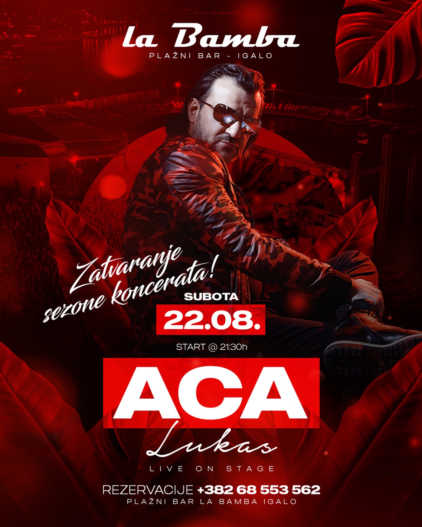 ACA LUKAS - Live on Stage, Plazni Bar La Bamba