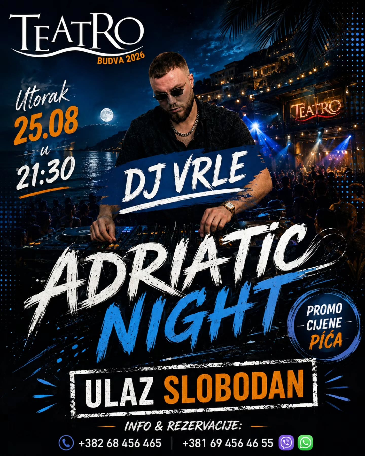 Adriatic Night u Teatru, Teatro Budva