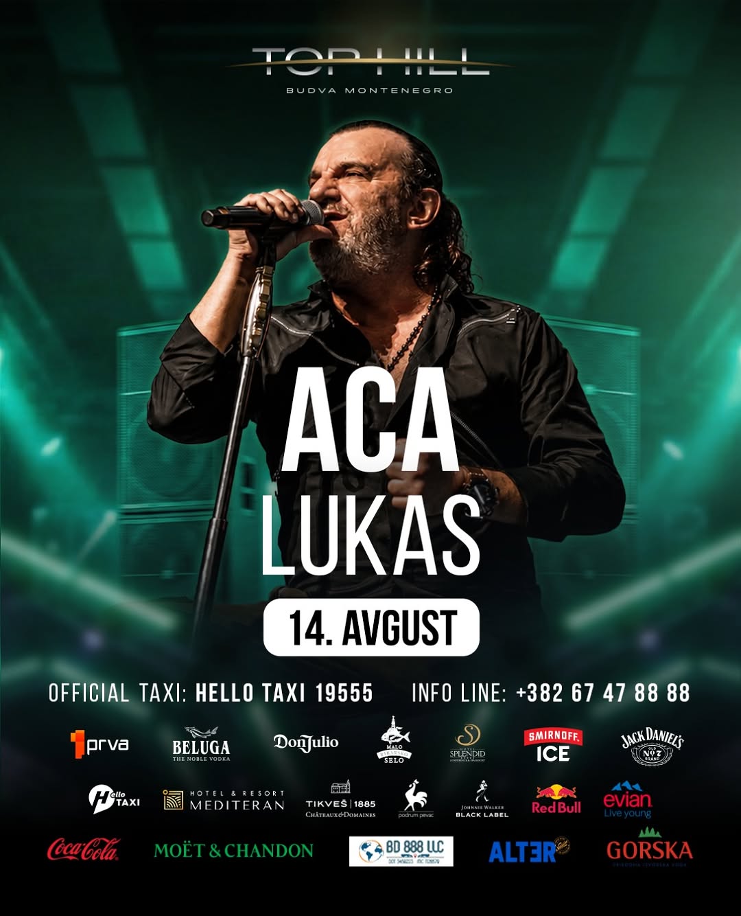 Aca Lukas, Top Hill