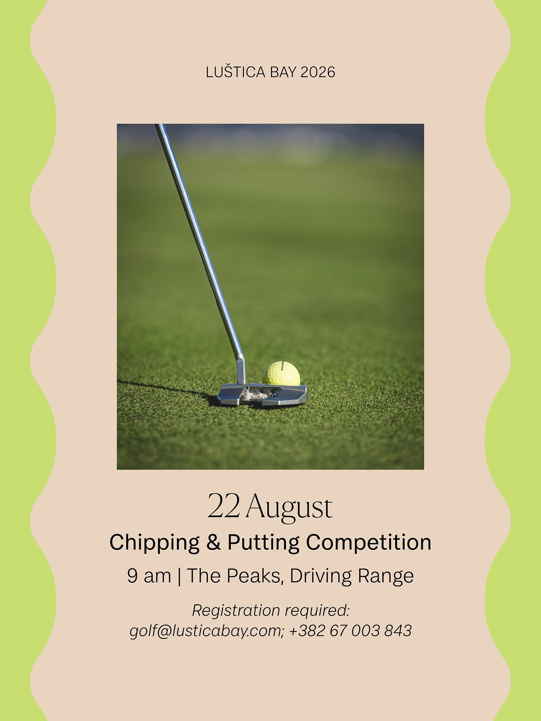 Chipping & Putting Competition, The Peaks; Driving Range