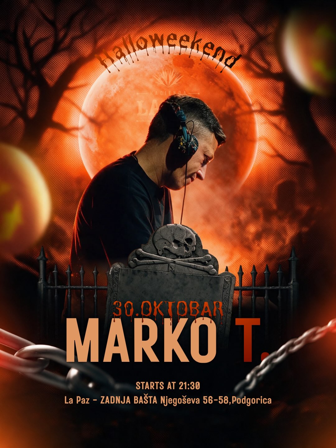 Halloweekend at La Paz with Marko T, La Paz (Zadnja bašta)