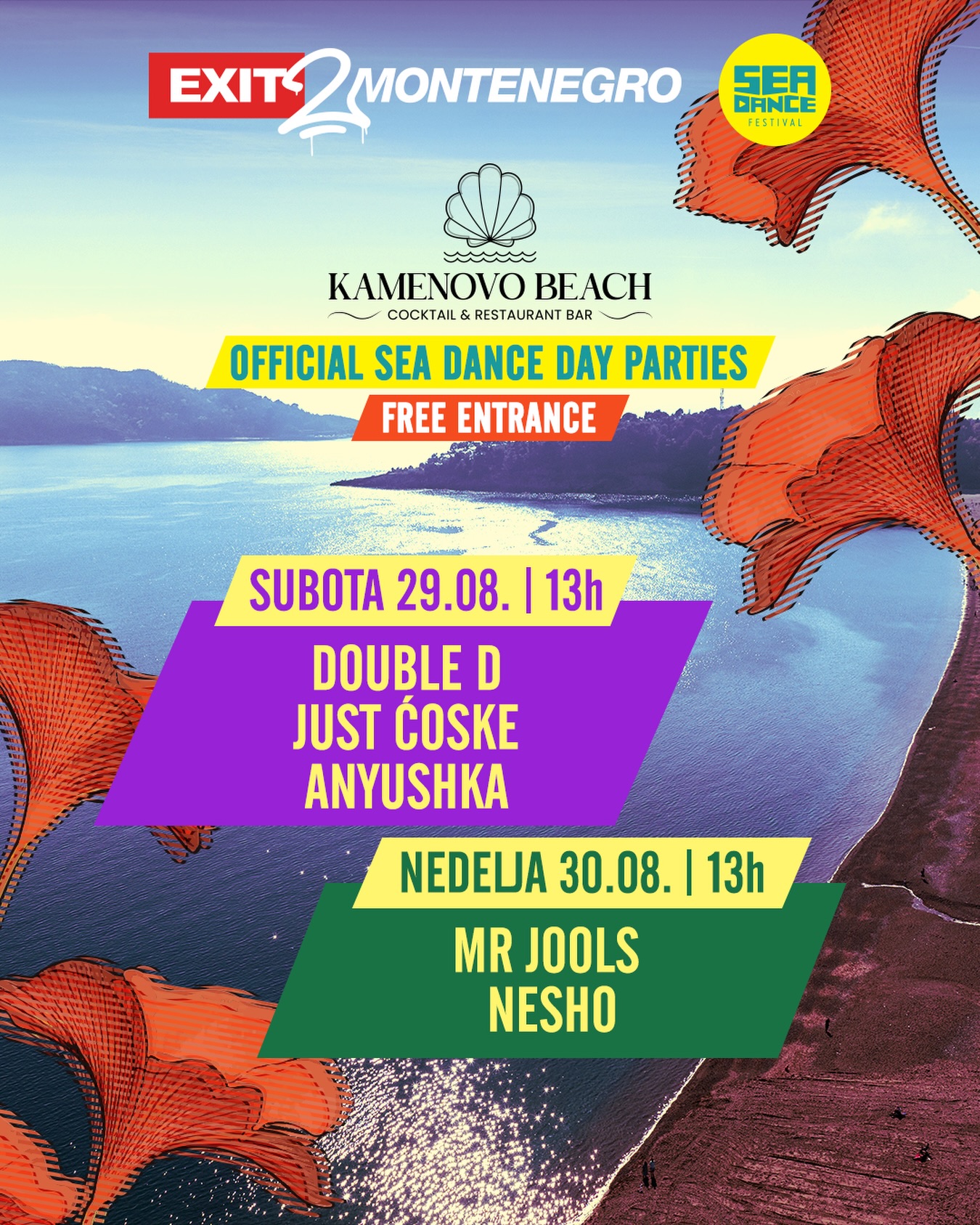Sea Dance Day Party -- Mr Jools, Nesh, Kamenovo Beach