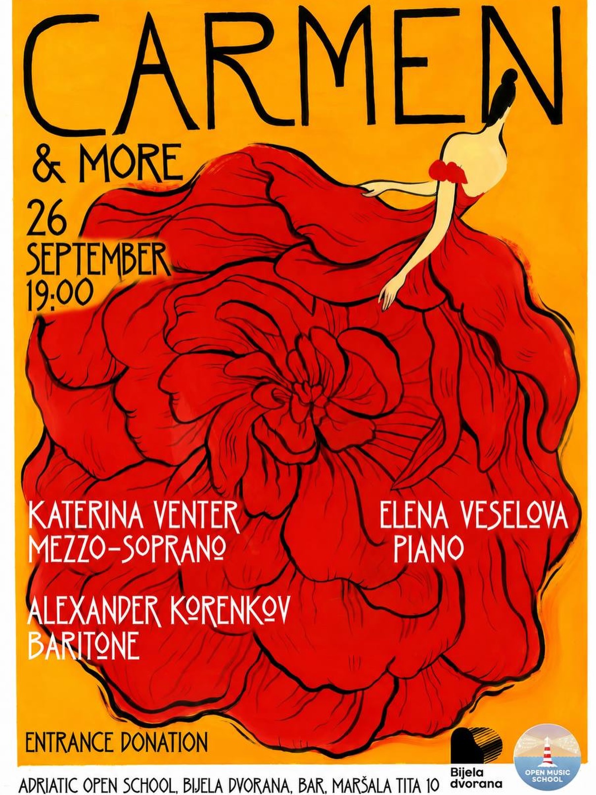 Carmen & More, Bijela Dvorana