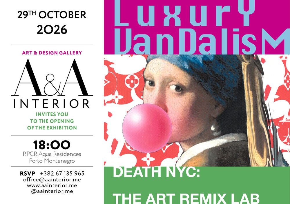 Luxury Vandalism. Death NYC: The Art Remix Lab, A&A Interior gallery