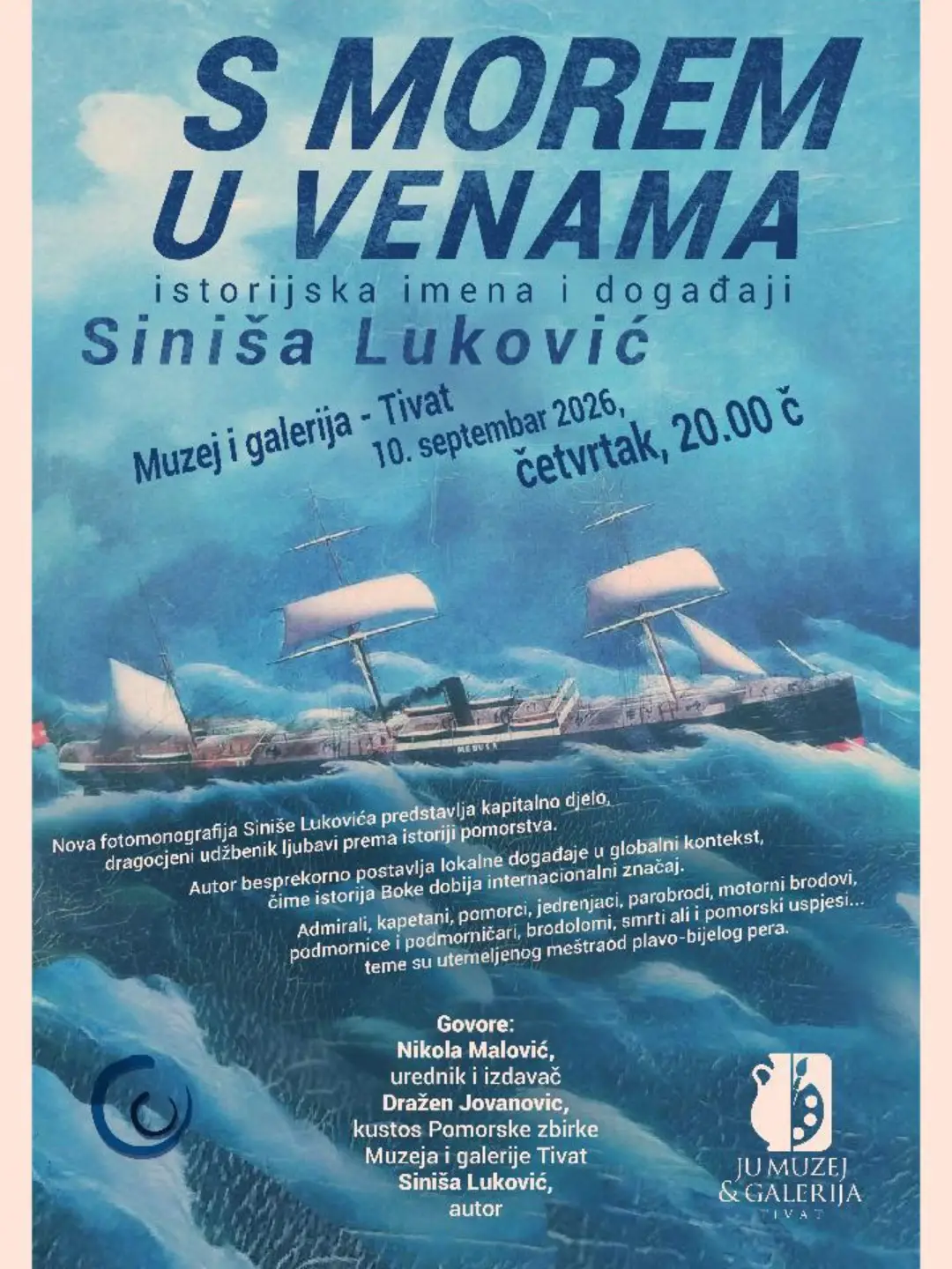Predstavljanje fotomonografije 'S morem u venama' - Siniša Luković, Muzej i galerija Tivat