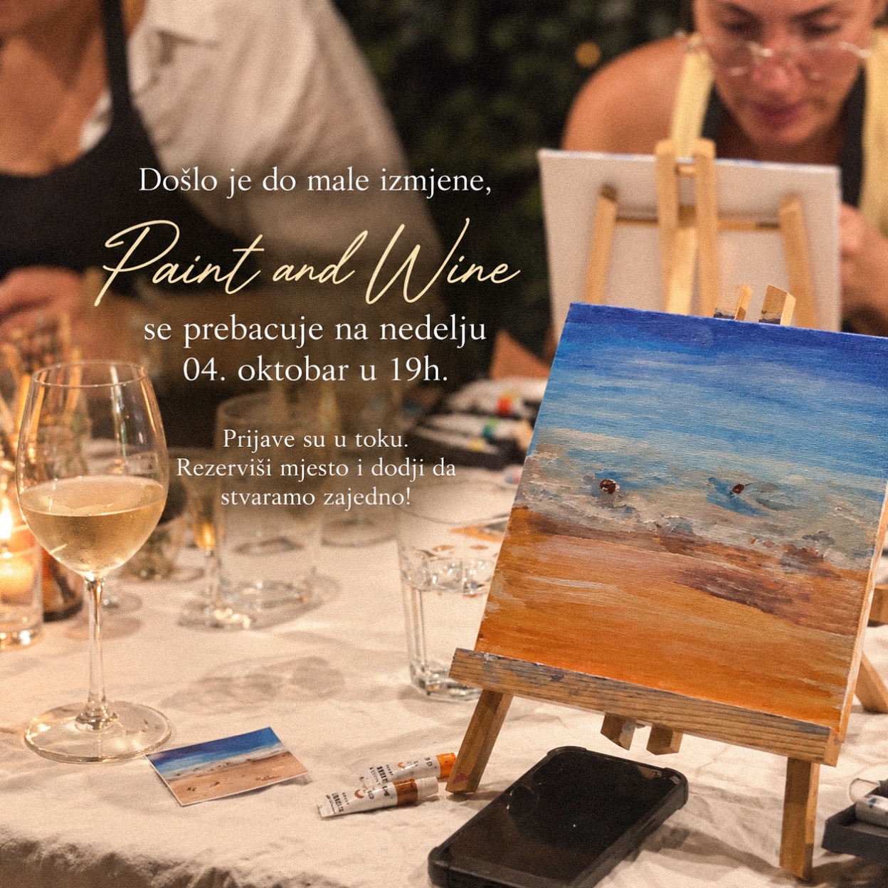 Paint & Wine druženje