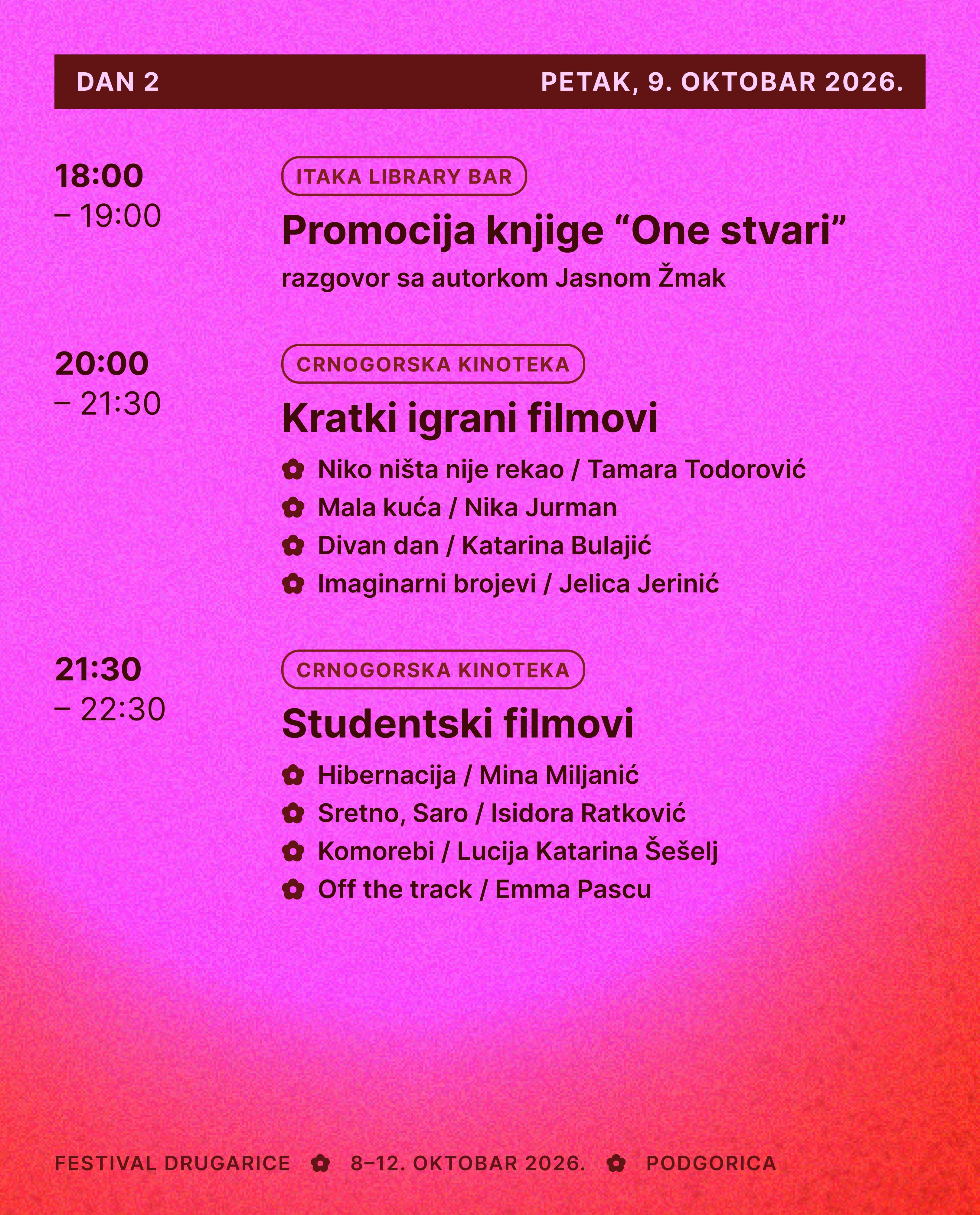 Promocija knjige "One stvari" - razgovor sa autorkom Jasnom Zmak, Itaka Library Bar