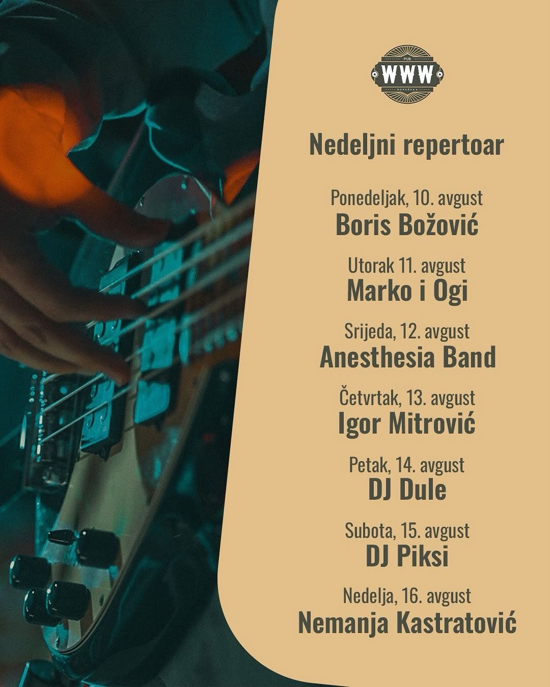 Marko i Ogi, Pub WWW, Bokeška 4