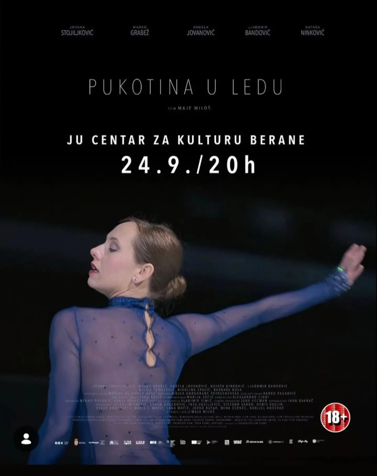 Pukotina u ledu, Bioskop Centra za kulturu Berane