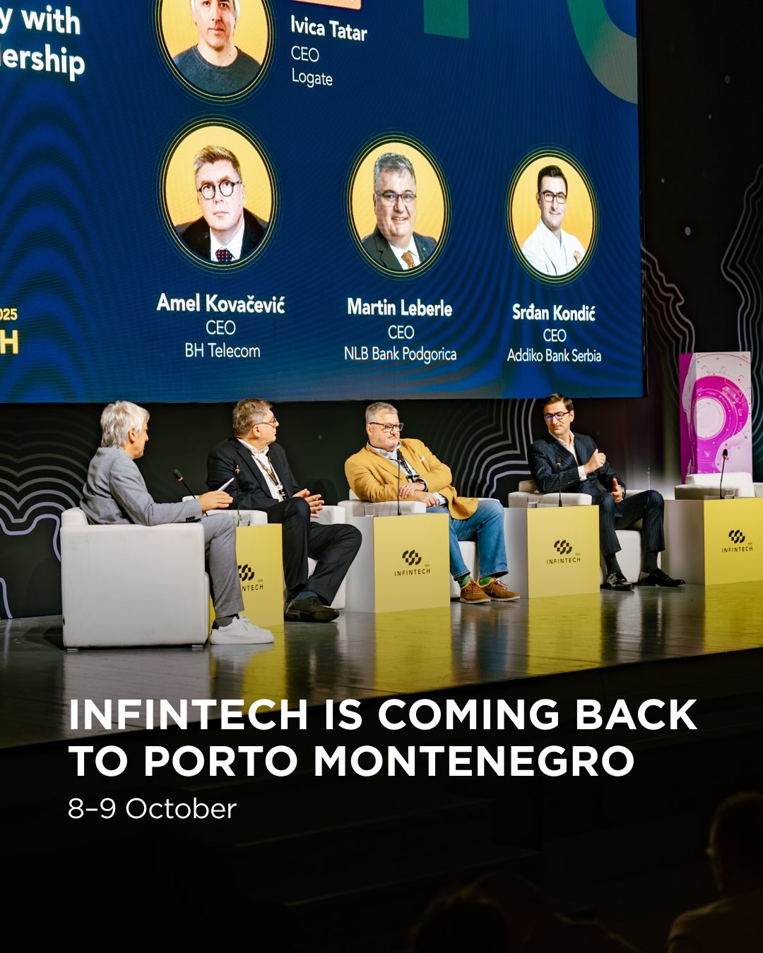 INFINTECH 2026, Dom Vojske Auditorium, Porto Montenegro