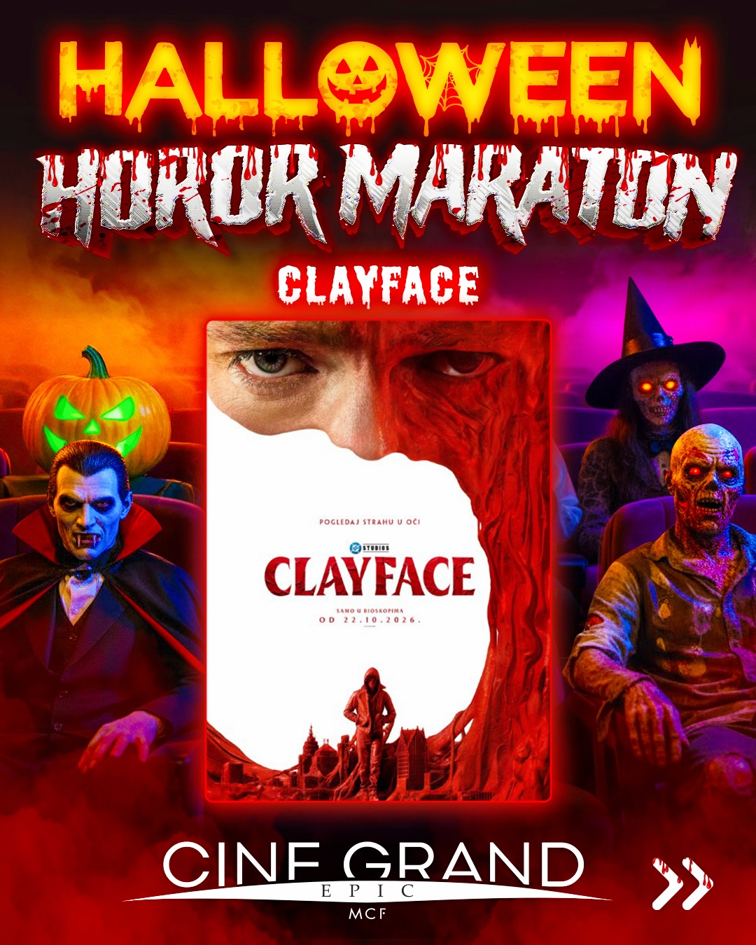 Halloween u Cine Grand Epic -- noć horora, Cine Grand Epic