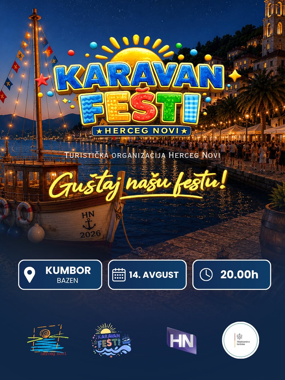 Karavan fešti, Kumbor Bazen