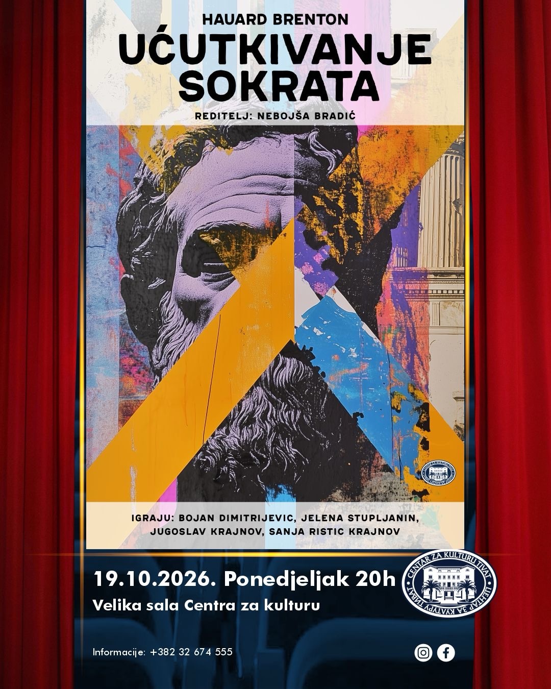 Ućutkivanje Sokrata, Centar za kulturu Tivat