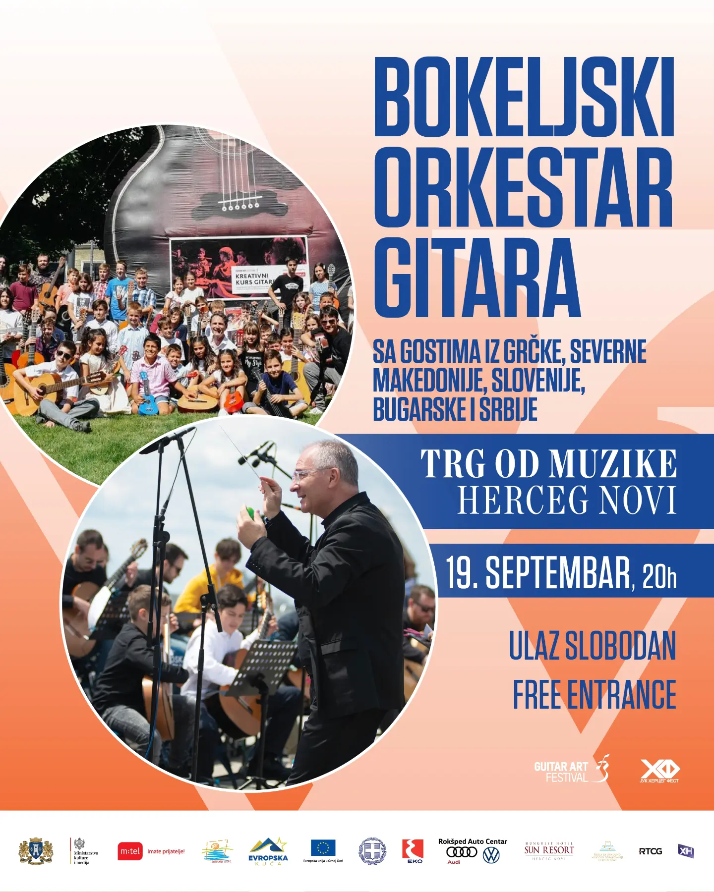 Bokeljski orkestar gitara - XX Guitar Art Summer Fest, Trg od Muzike