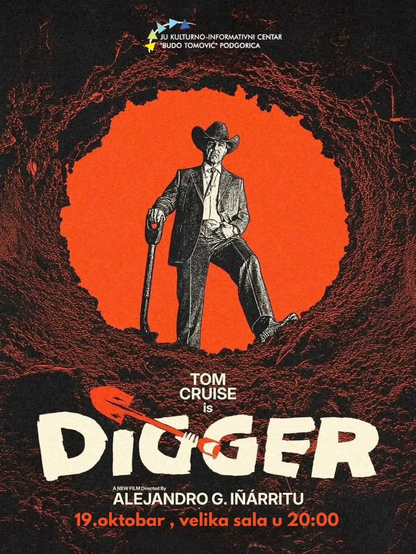 Projekcija filma „Kopač/Digger", KIC 'Budo Tomović'