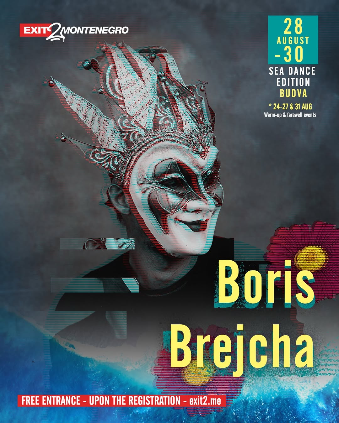 Boris Brejcha Sea dance, Bečići Beach