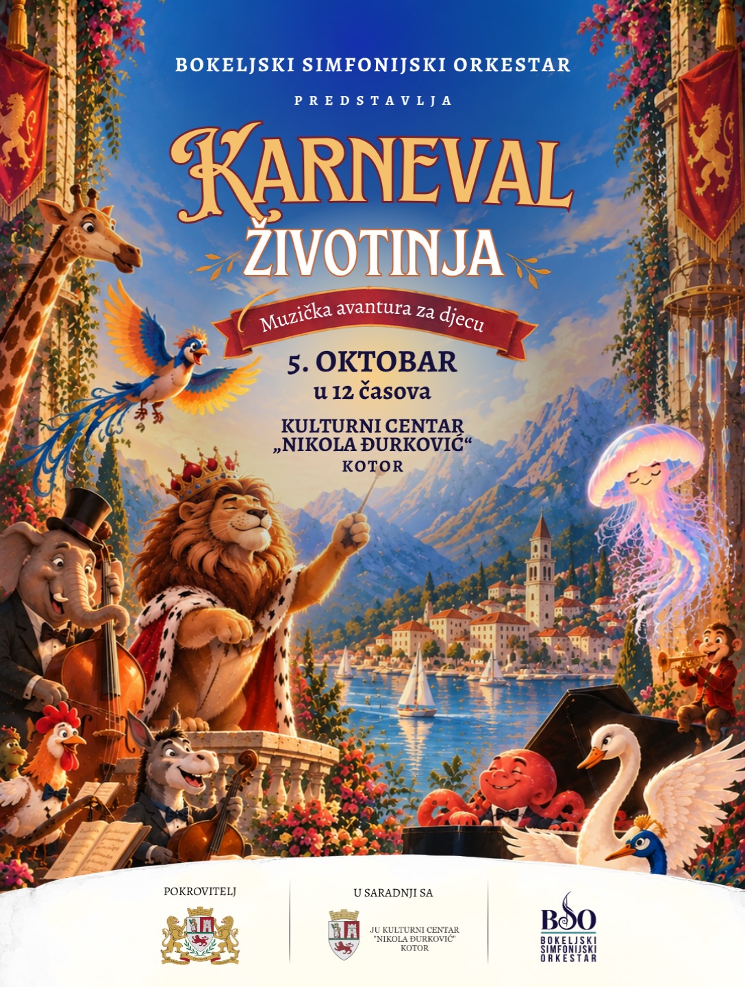 Karneval životinja, JU Kulturni centar "Nikola Đurković" Kotor
