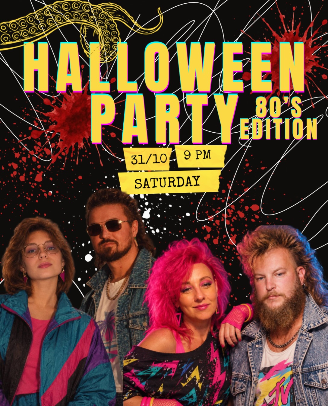 Halloween Party • 80s Edition, Drunk Octopus Bar