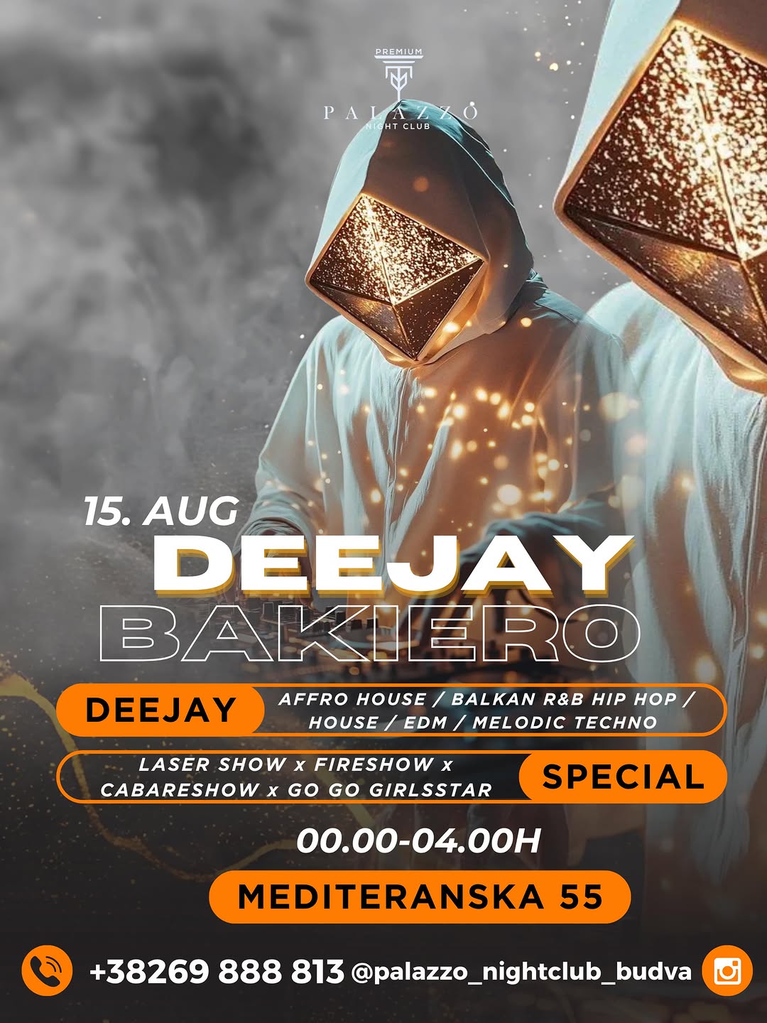 DJ BAKIERO, Palazzo Night Club