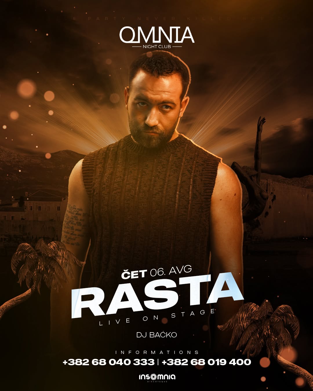 Rasta with DJ Backo, Omnia Night Club