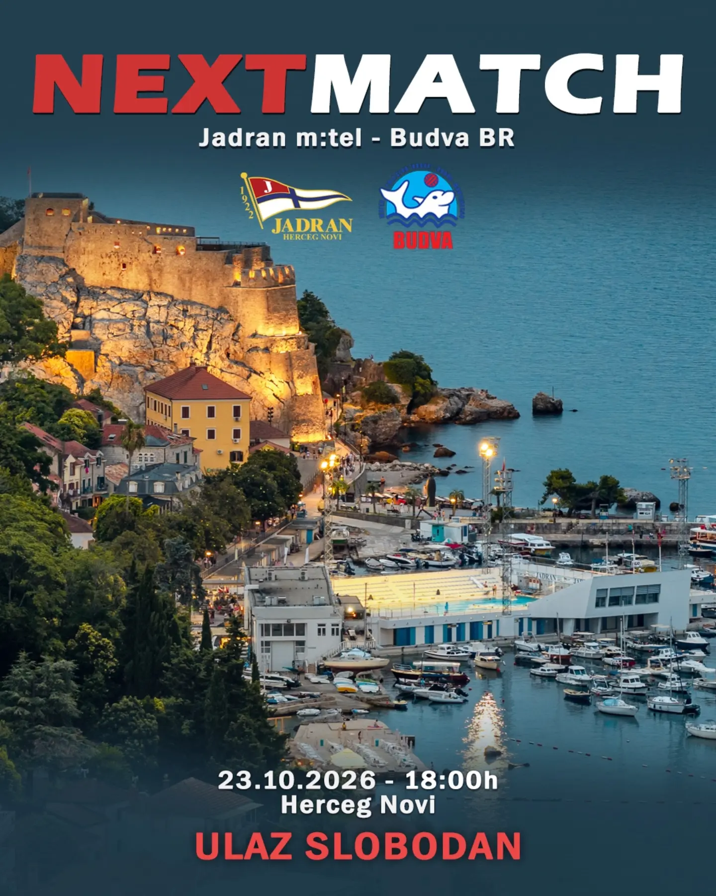 Jadran m:tel Budva BR -- Jadran Herceg Novi, Škver