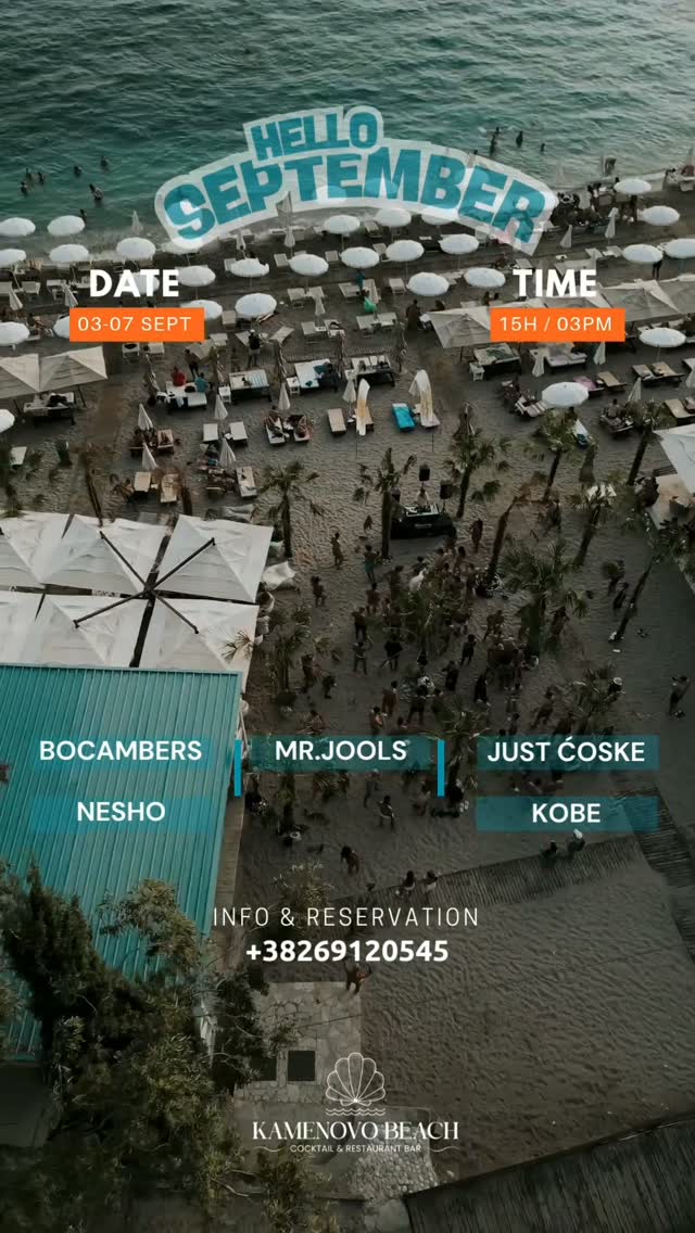 Пляжное мероприятие Kamenovo Beach (03-07 Sept), Kamenovo Beach Bar