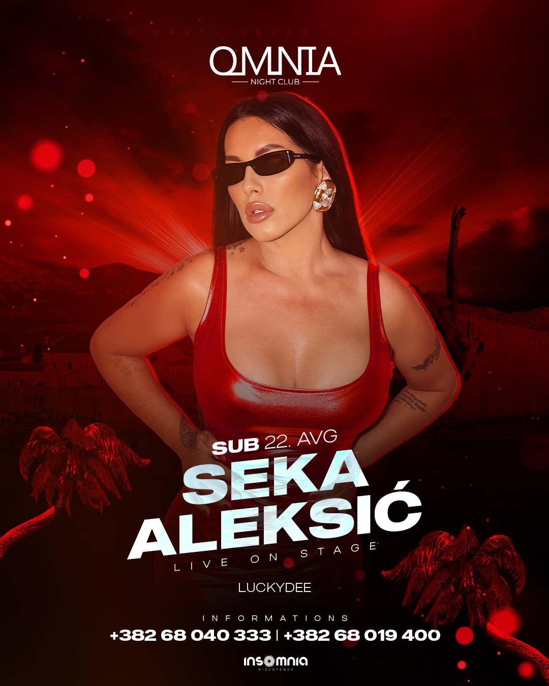 Seka Aleksić, Omnia Night Club