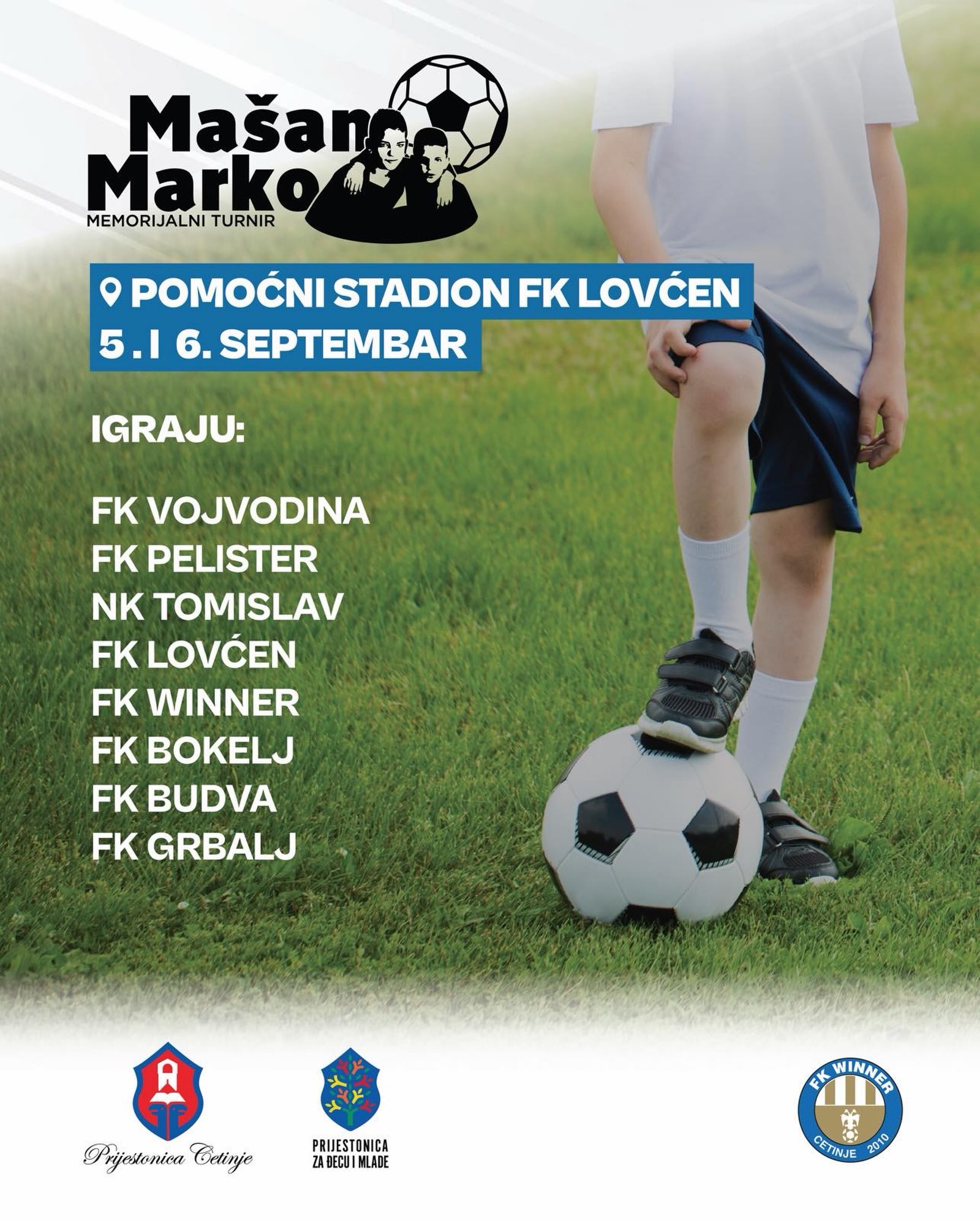 Memorijalni turnir za Mašana i Marka, Pomoćni stadion FK Lovćen