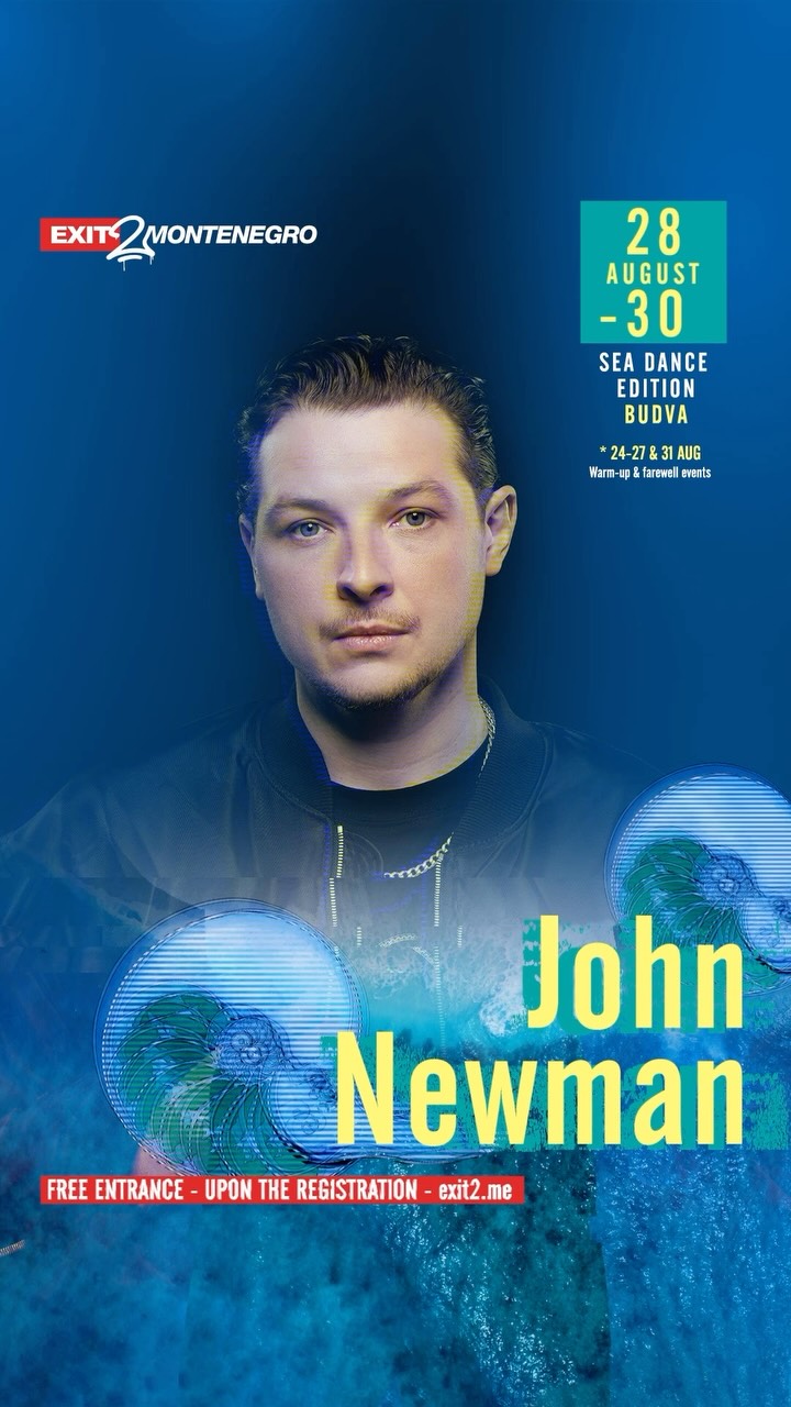 John Newman at Sea Dance Edition, Bečići Beach